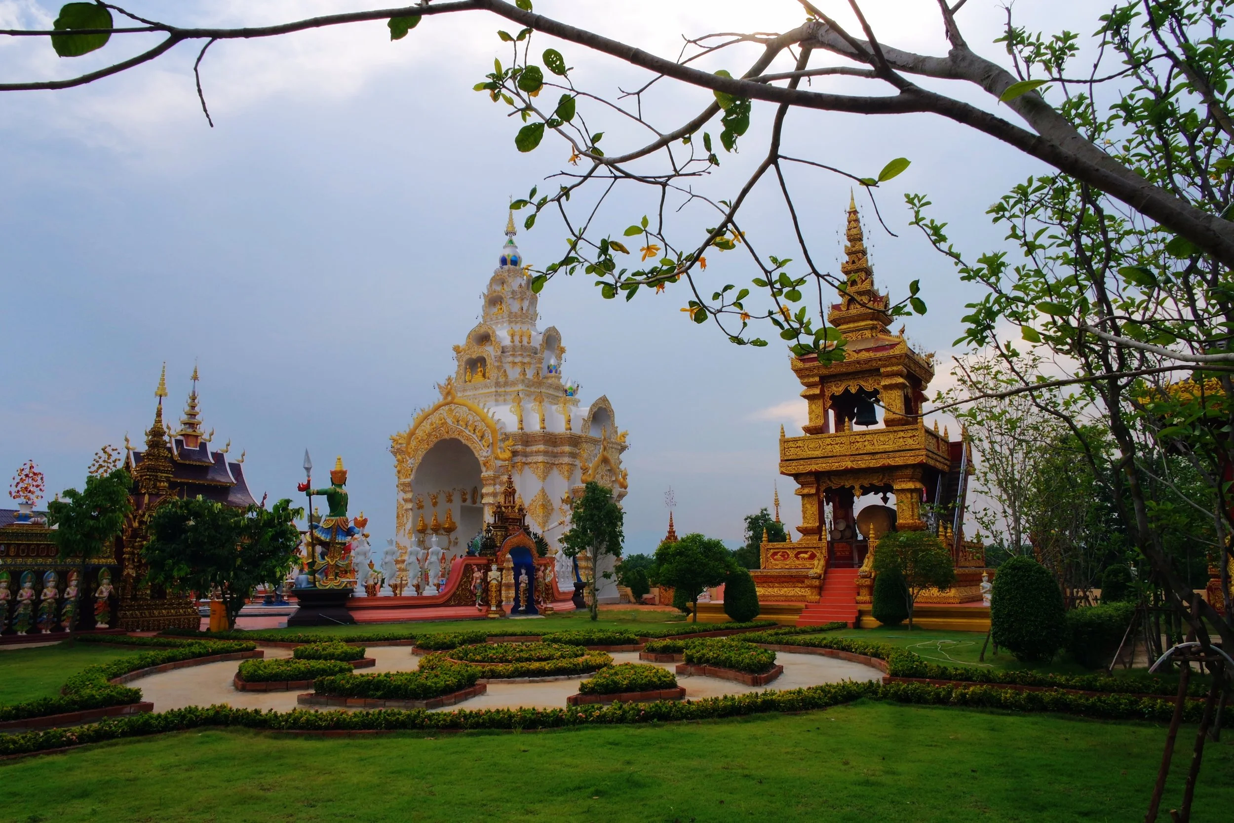 It had recently rained when we visited, providing a misty yet vibrant feel to the temple complex