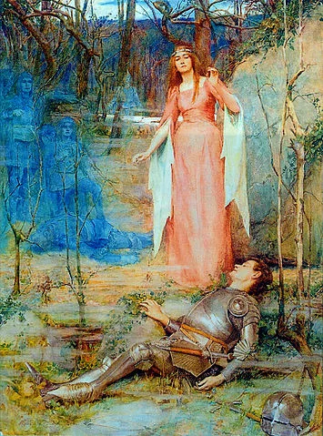 La Belle Dame Sans Merci, or The Banshee by Henry Meynell Rheam, 1901