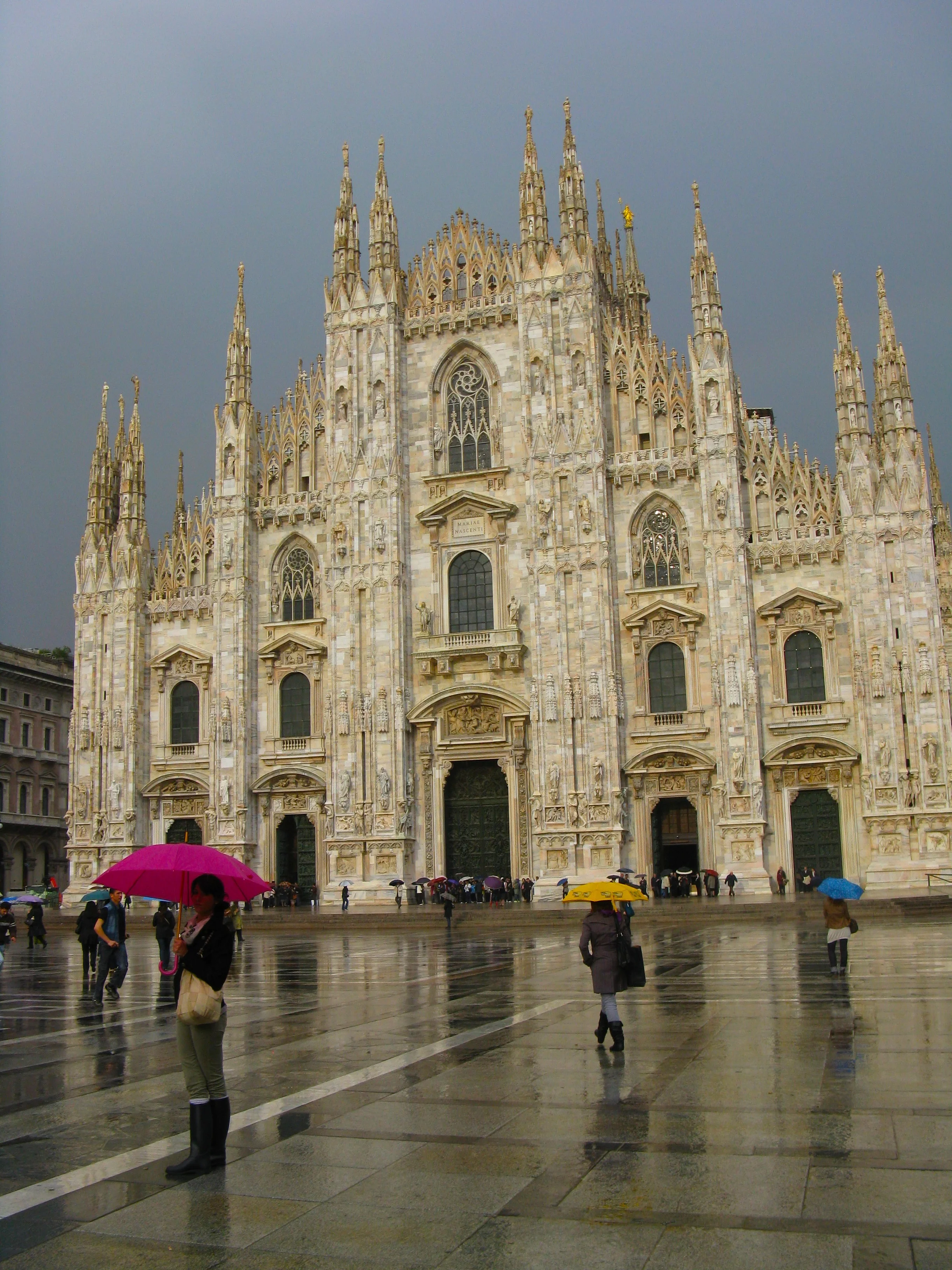 Somehow the Milan Duomo was even more beautiful in the rain.