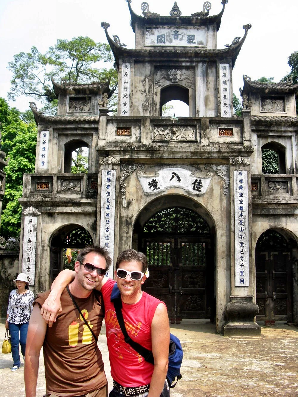 Duke and Wally in front of a gate at the temple complex, a large portion of which was referred to as “the Kitchen” by our guide. We wondered if that meant it was a ceremonial or banquet space
