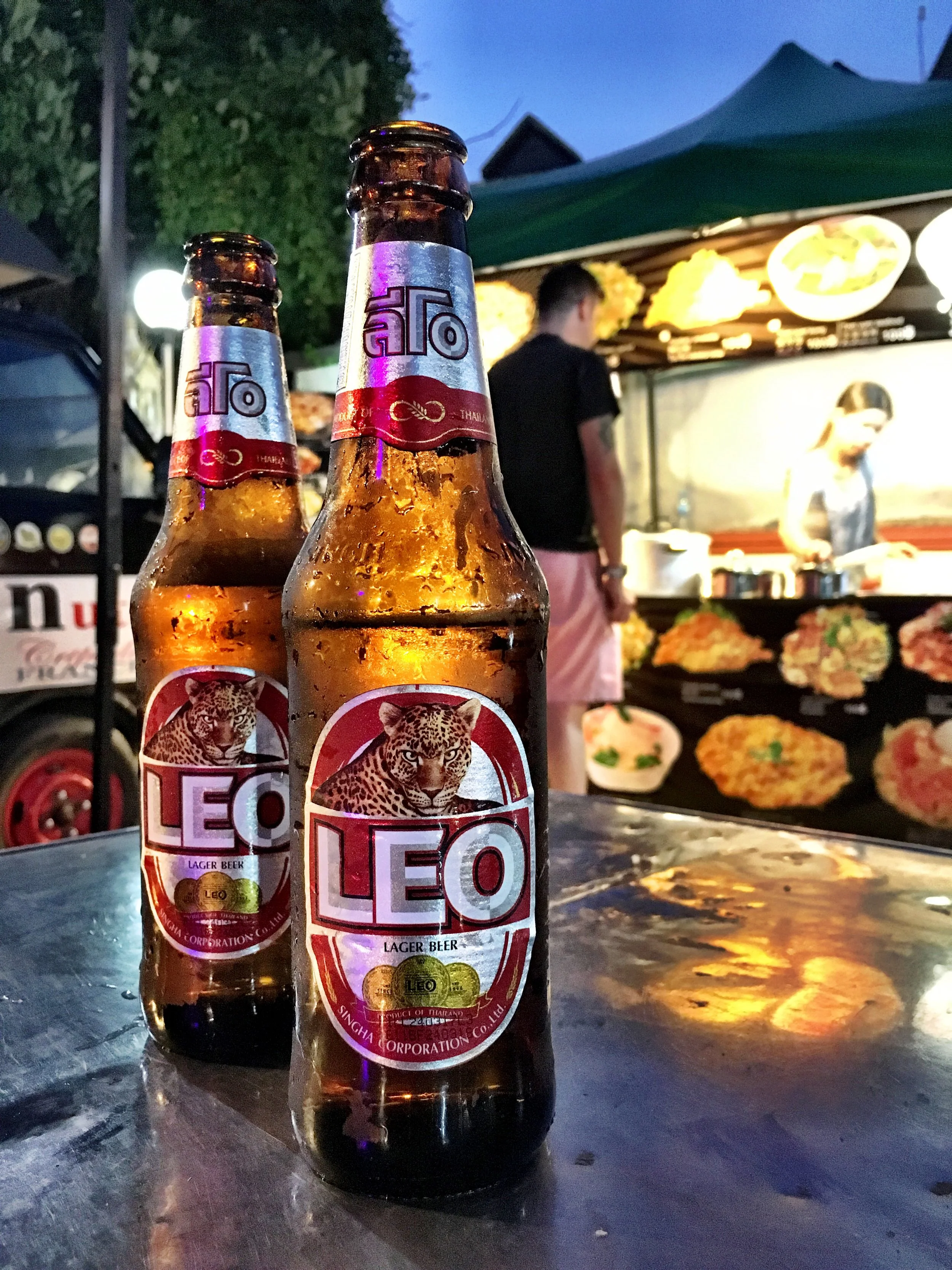 Wash down dinner with a couple of local beers