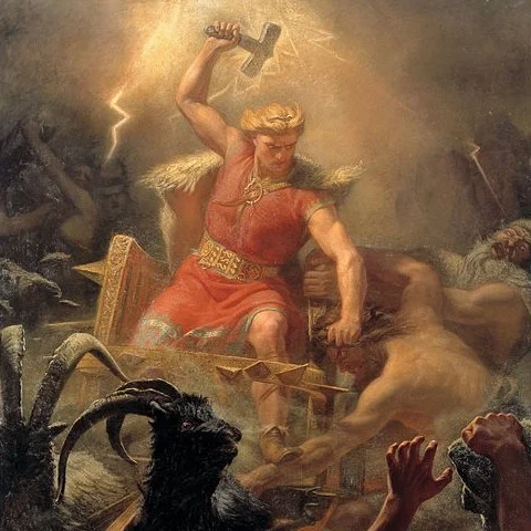 You wouldn’t want to fight Thor, especially when he’s armed with his hammer Mjollnir