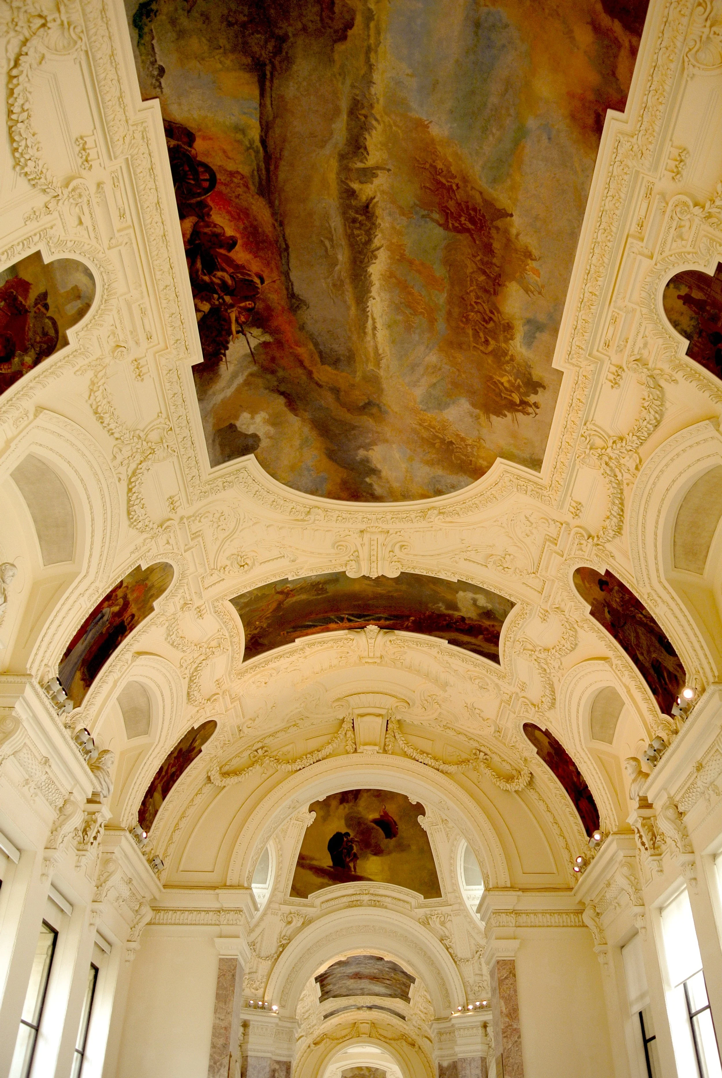 Heads-up! Some of the artwork is found on the ceiling