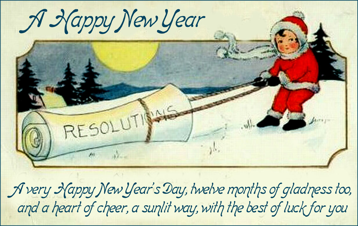 Vintage New Year’s Greetings