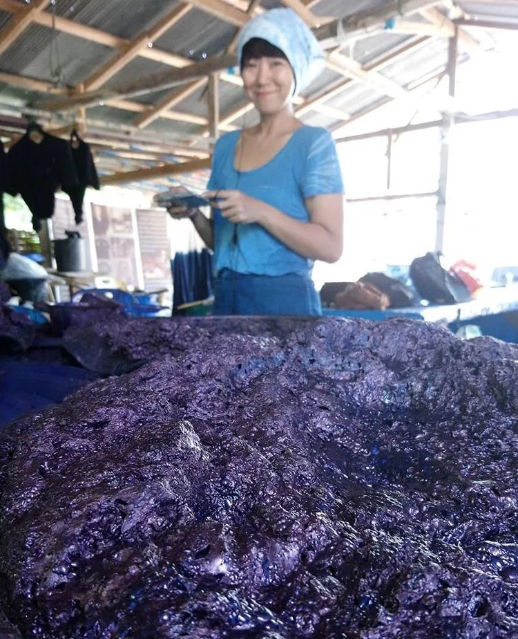 The exact method Patty uses to create her indigo paste is a secret