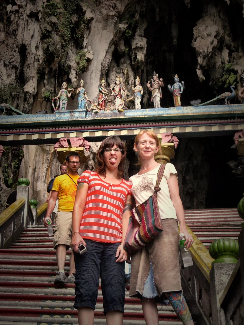 Maybe the smell got to be too much for Vanessa, though our hostess Angie, who lived in KL, seems used to it