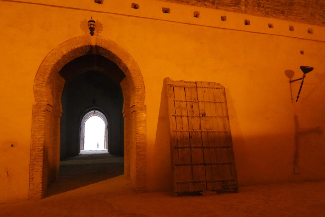 Underground cisterns kept the granary nice and cool.