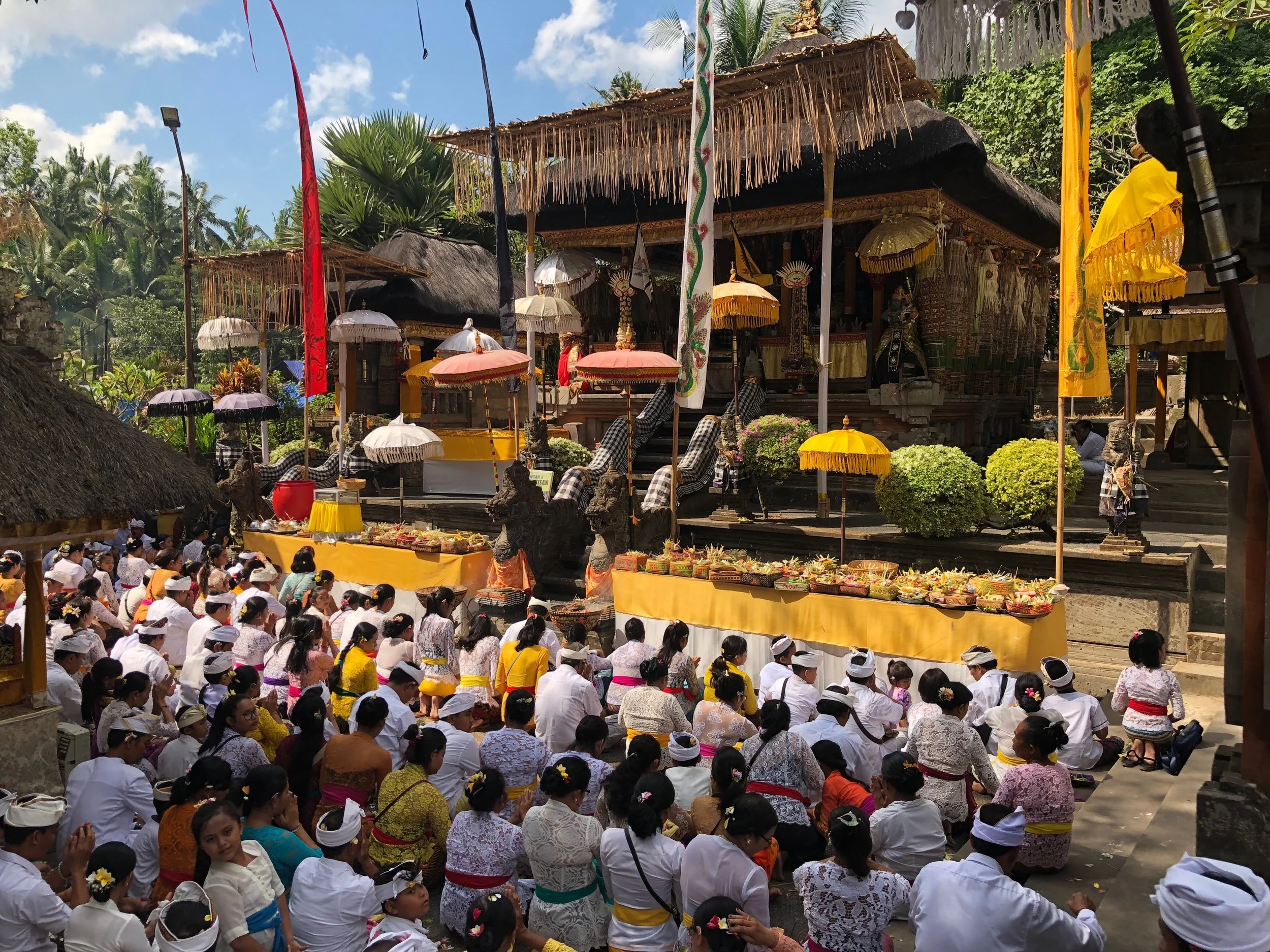 Witnessing a Hindu Festival at Pura Samuan Tiga