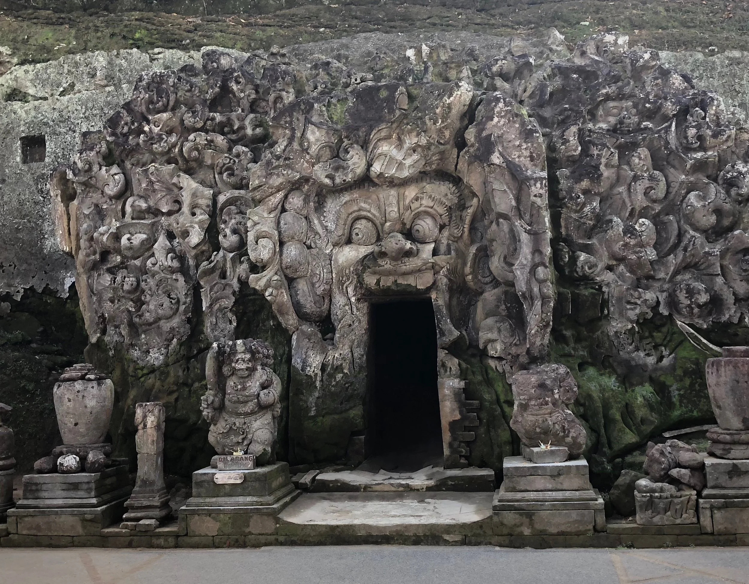 When staying in Ubud, make a quick stop to see the monster mouth at Goa Gajah