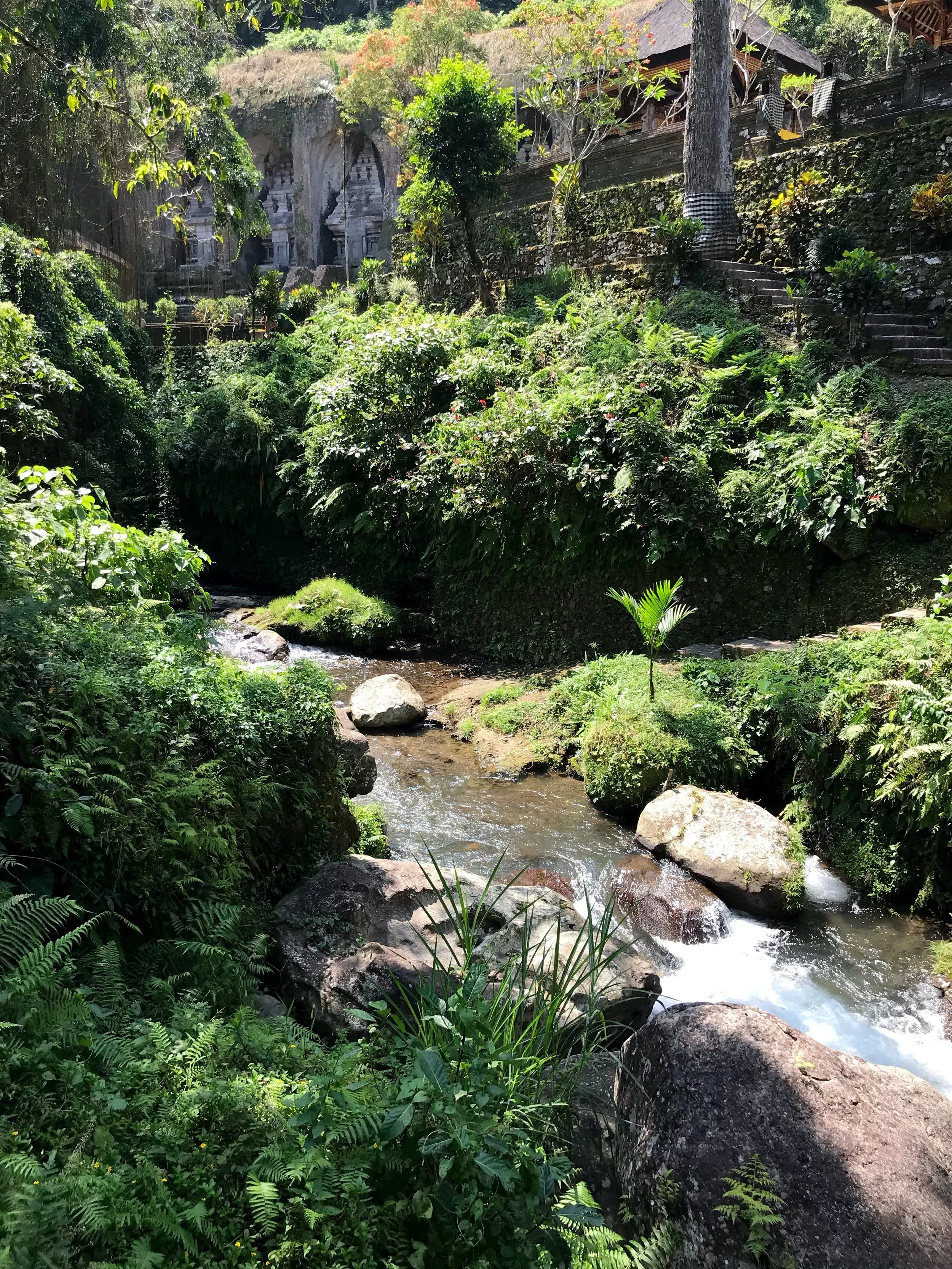 The Pakerisan River is considered sacred on Bali
