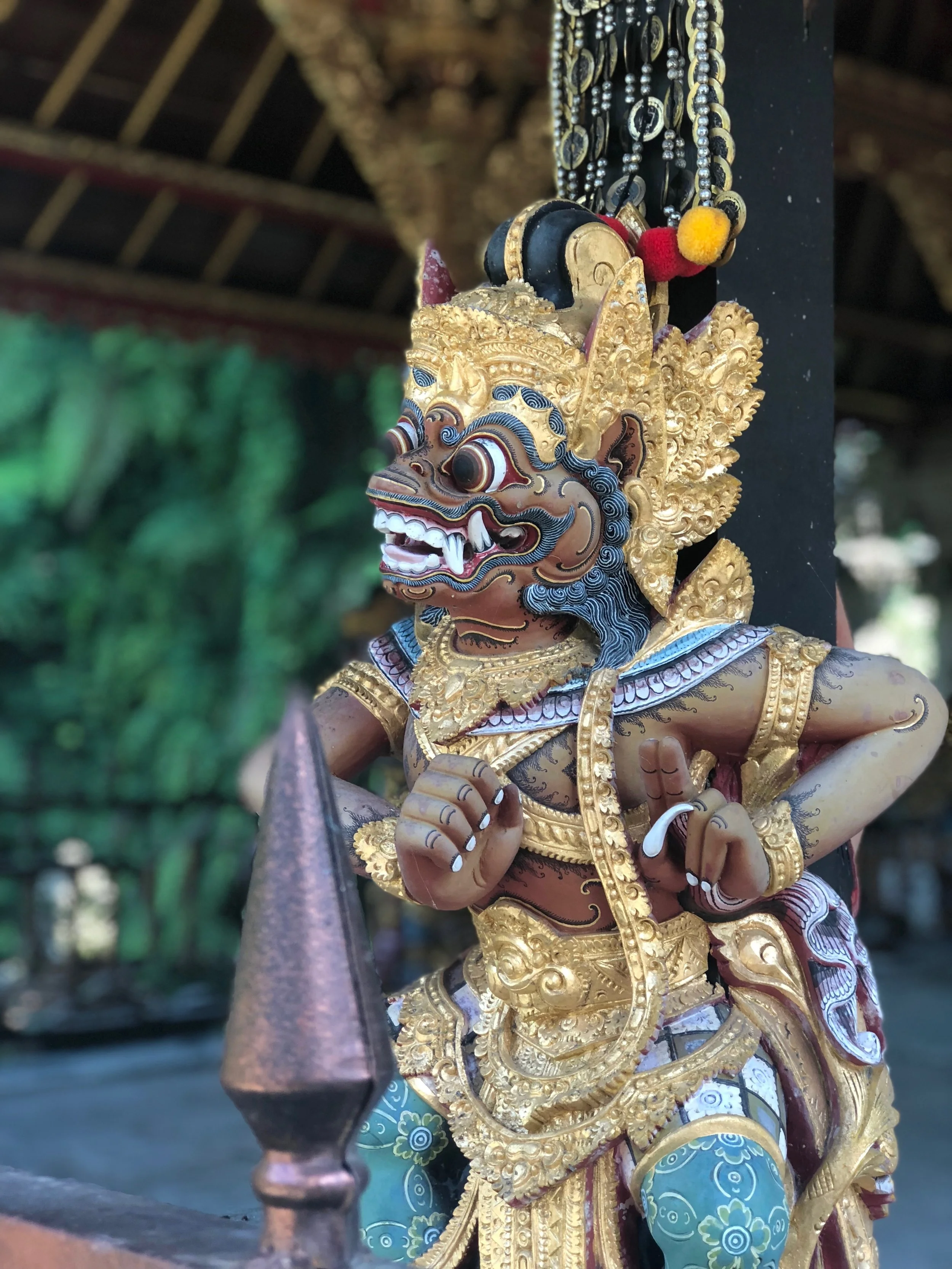 Statues act as guardian spirits