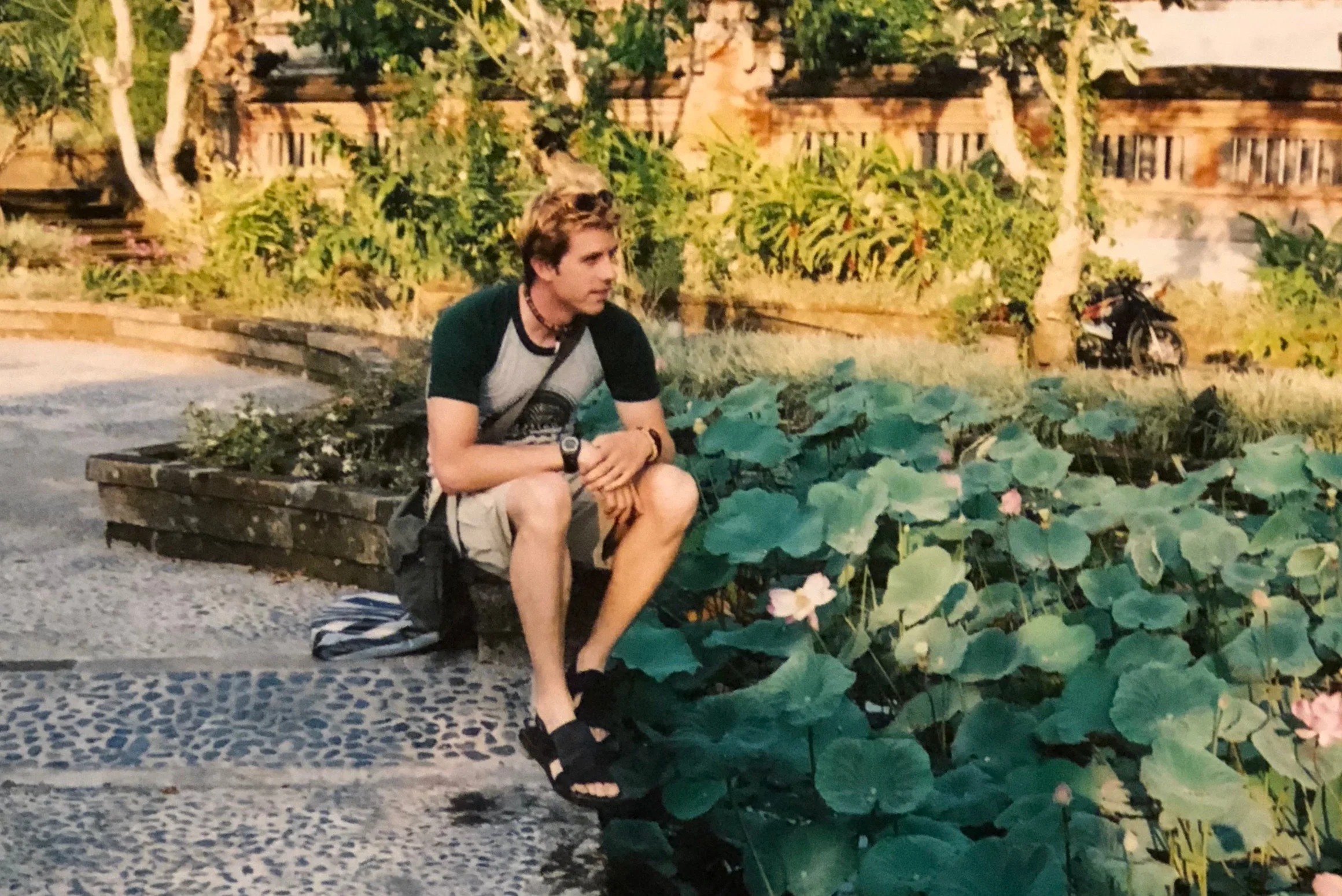 Bali then: We passed by the Saraswati Temple every time we left our hotel