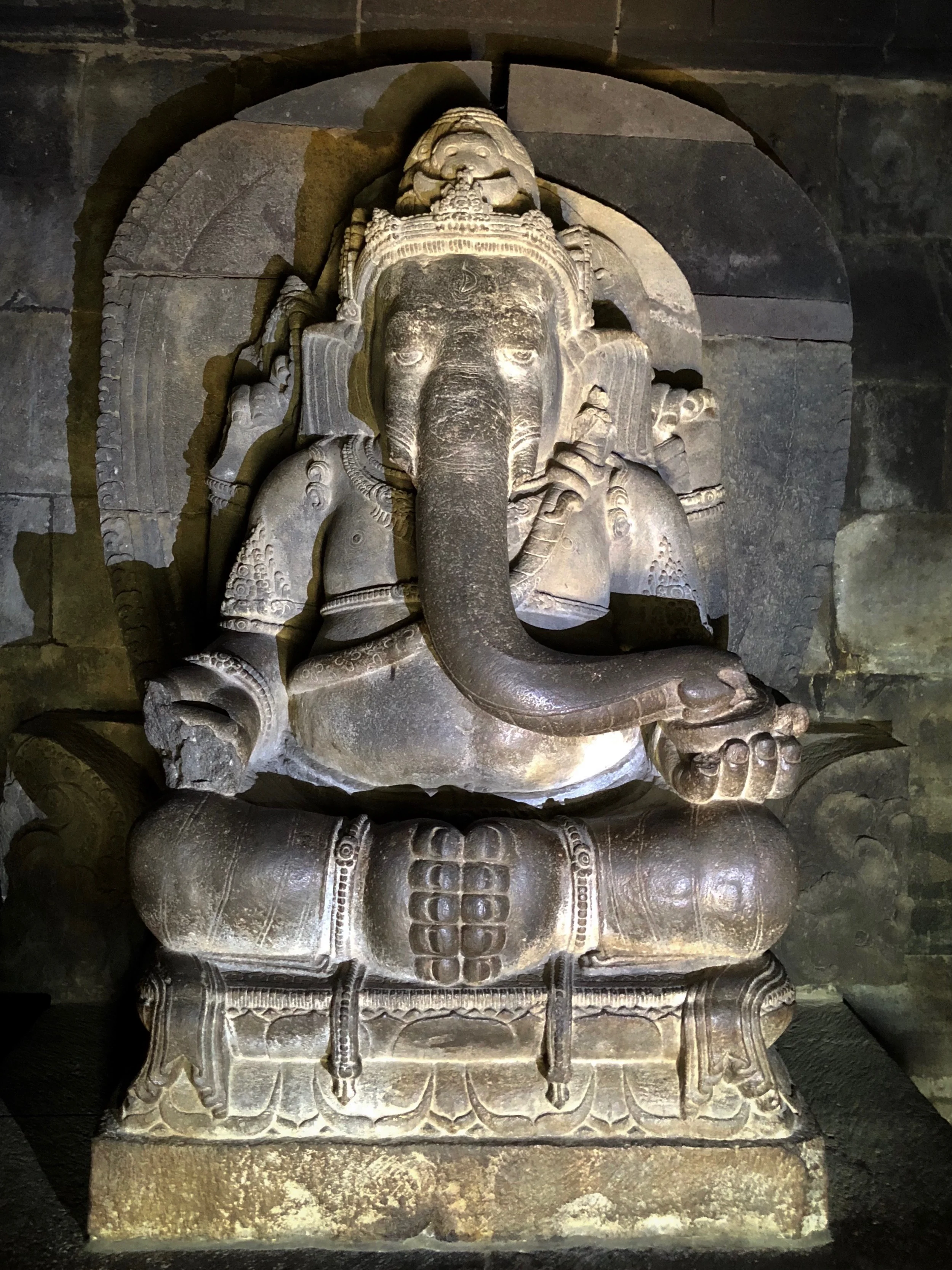 The elephant-headed Ganesha grants wishes