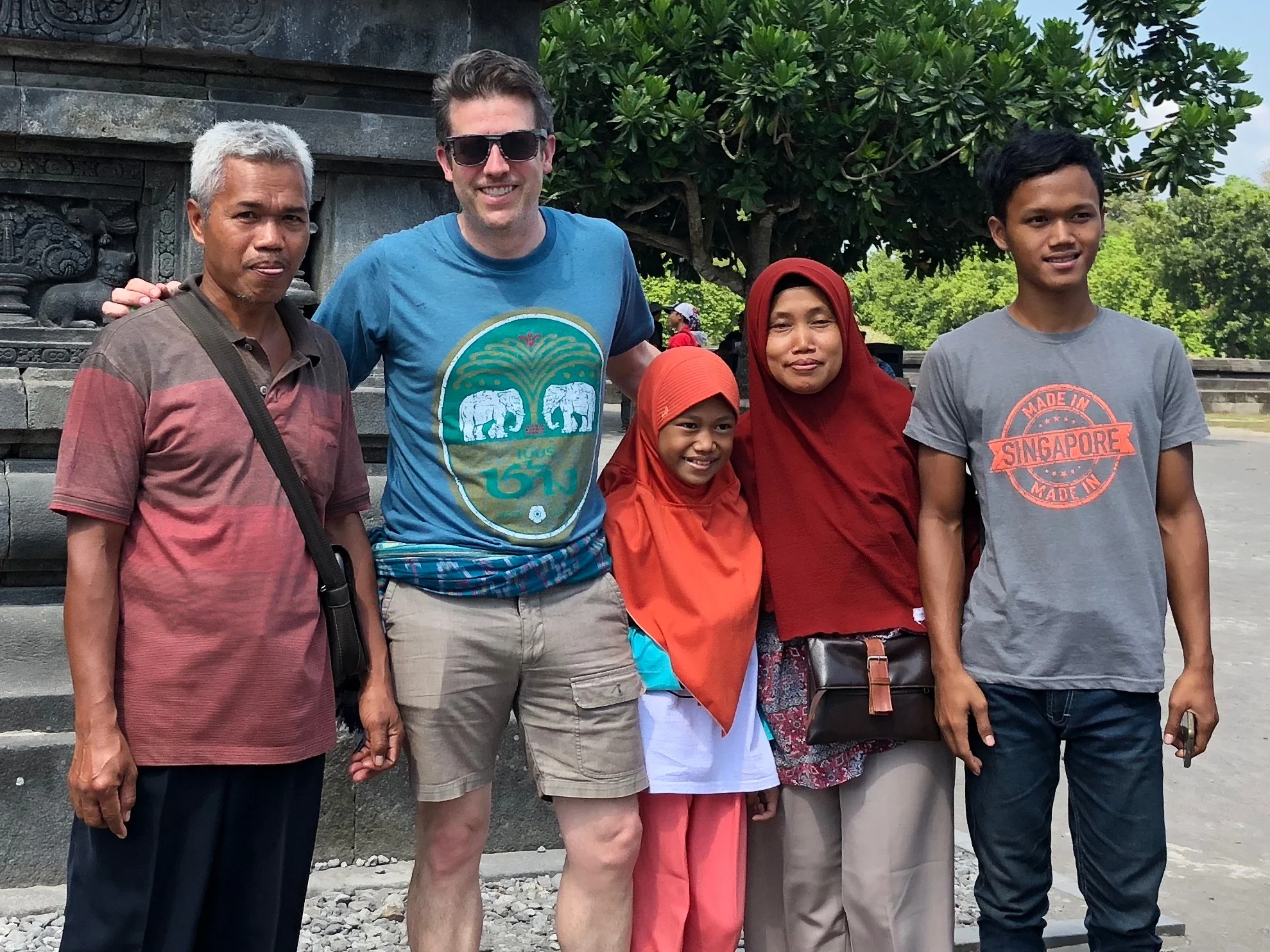 After about 10 photos, posing with strangers got a bit old