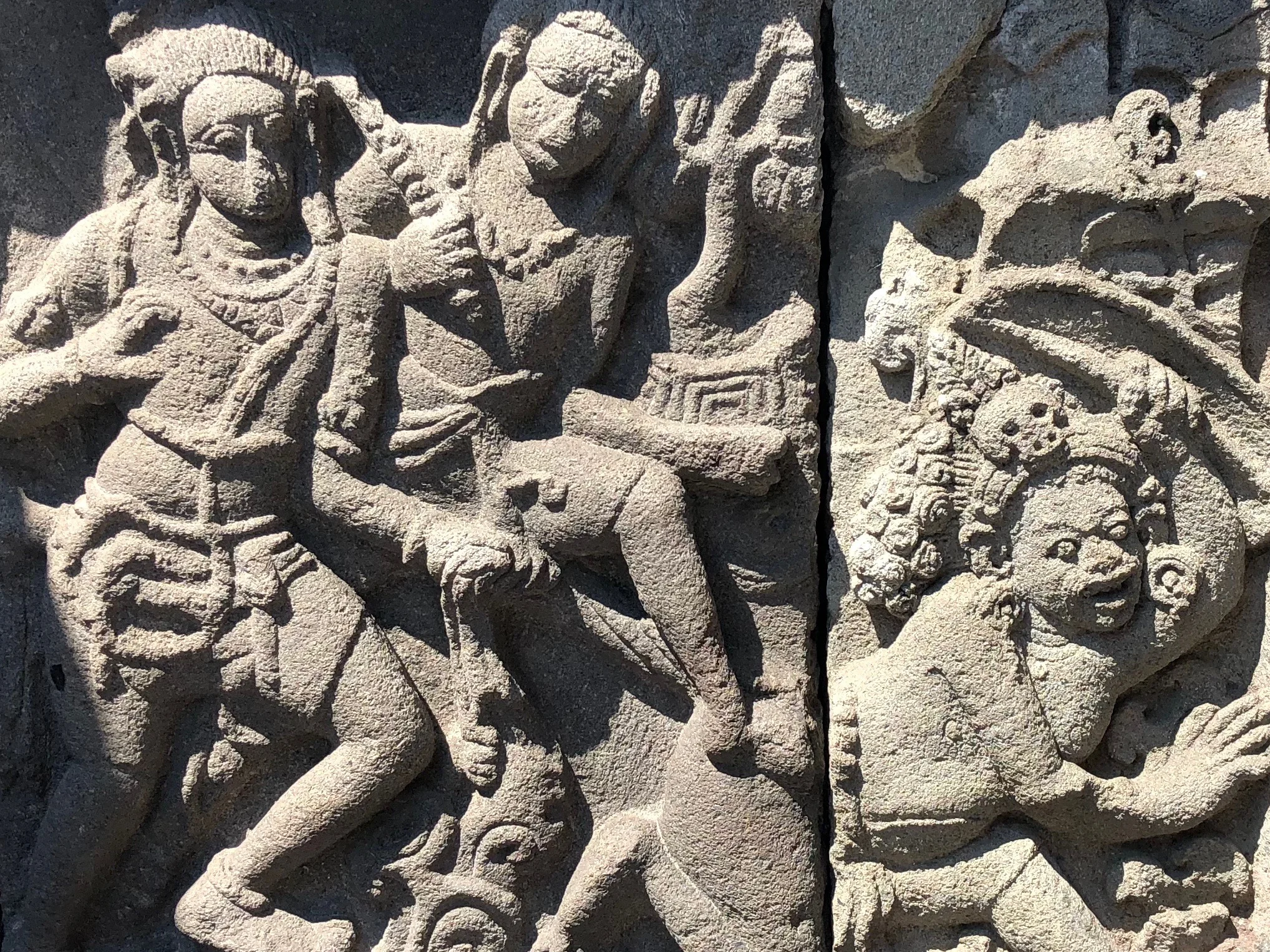 Blue-skinned Krishna is an avatar of Vishnu but is also worshipped as a god