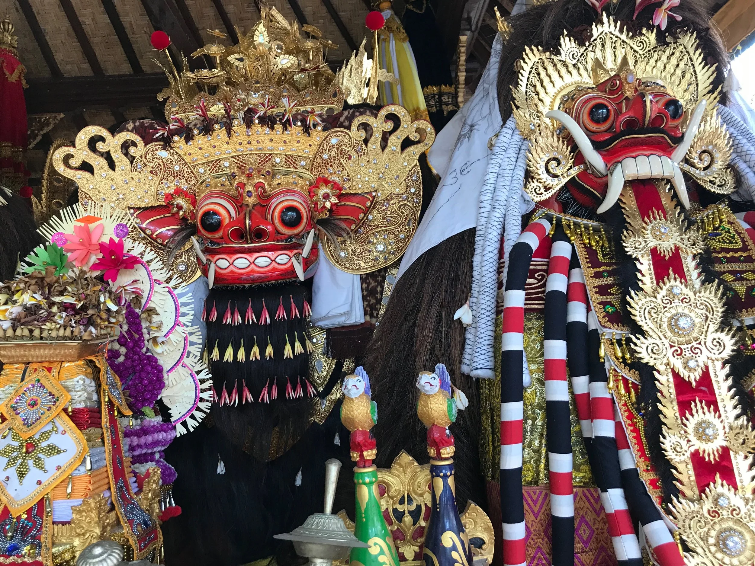 The mythical creature Barong represents all that is good in the world