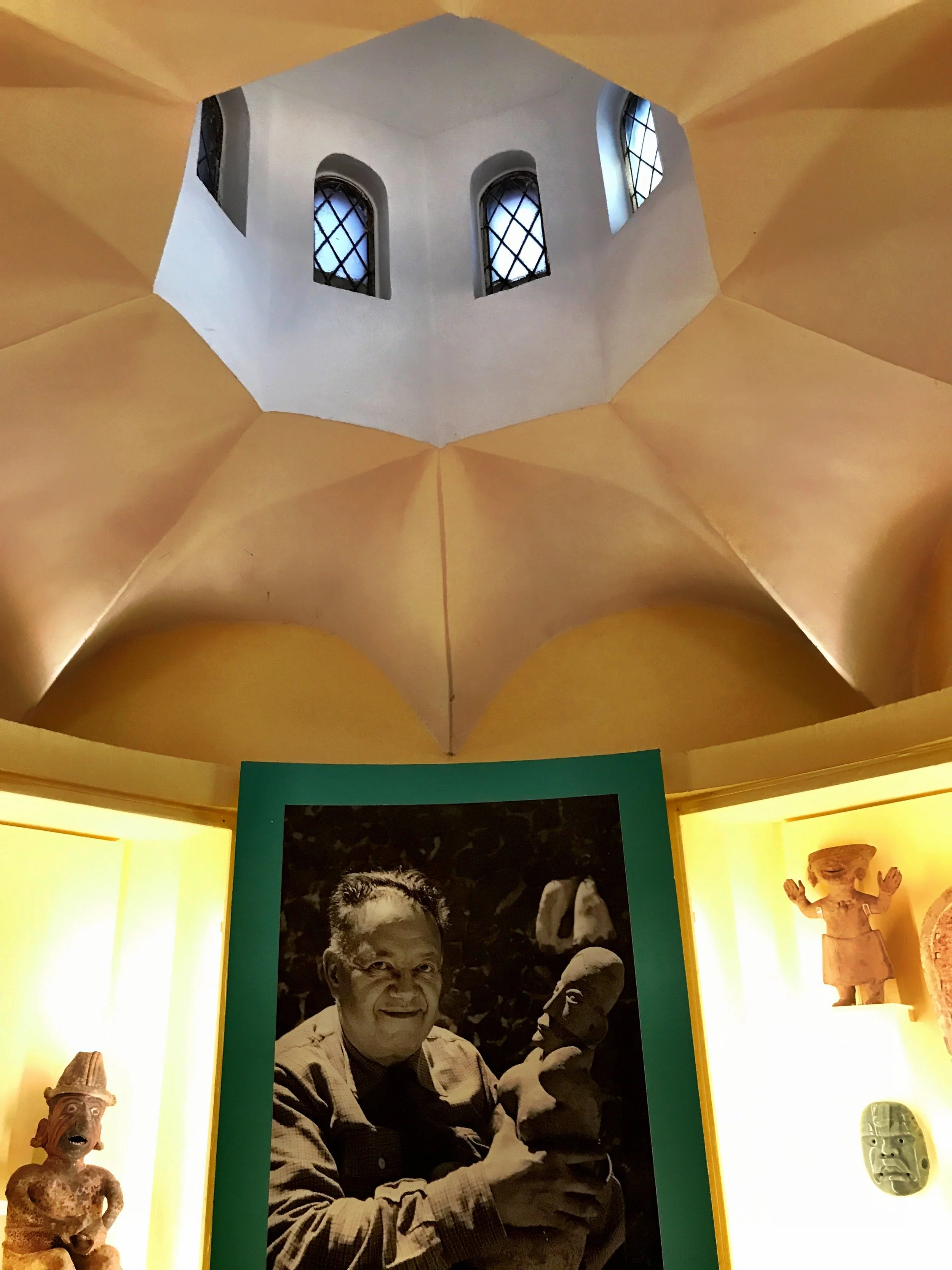 Rivera was a fervent collector of ancient Mexican artifacts