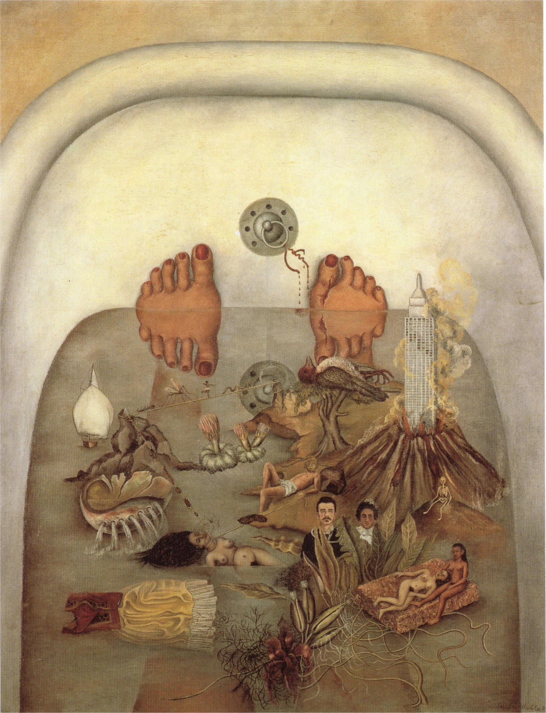 What the Water Gave Me by Frida Kahlo, 1938