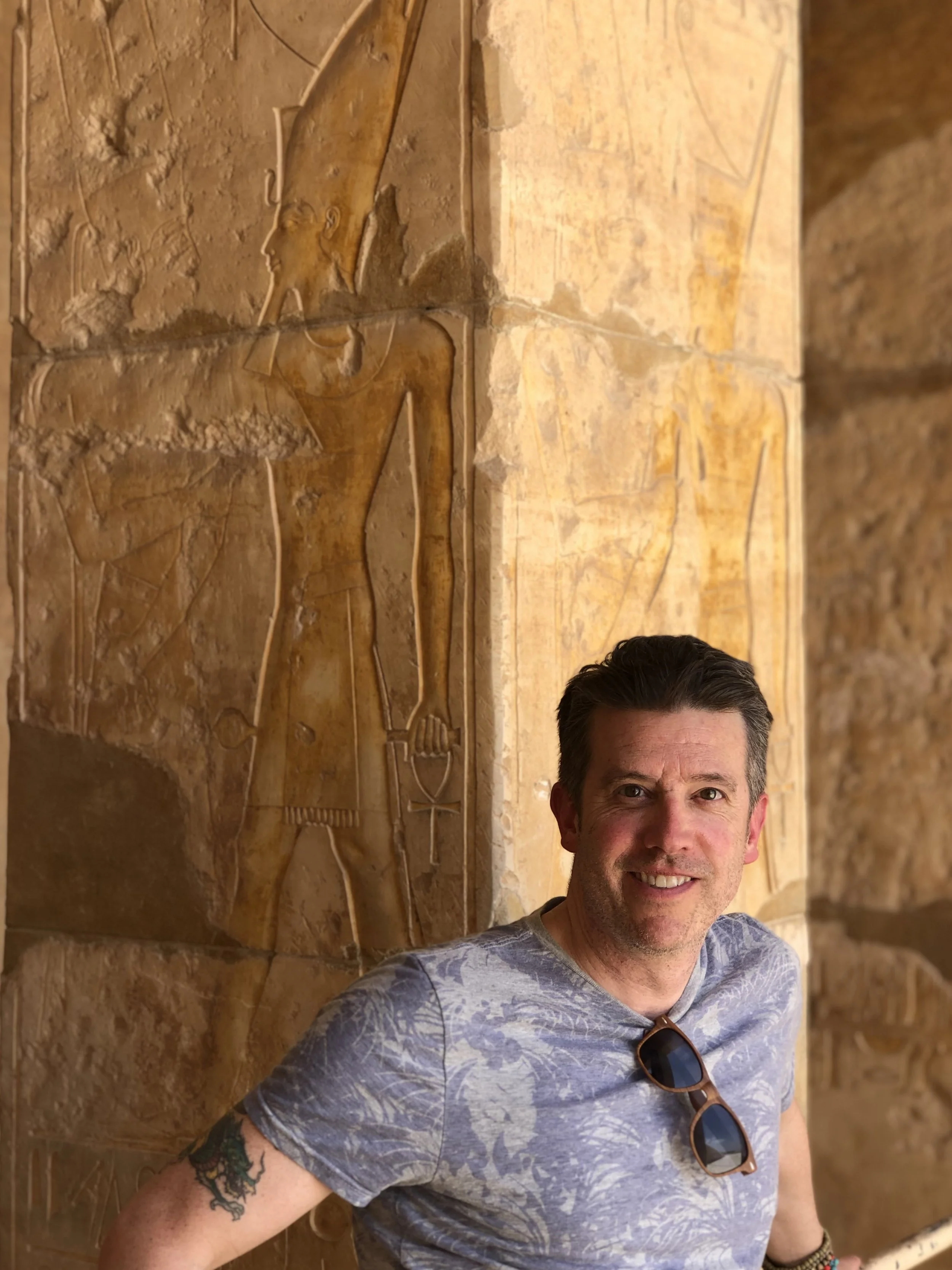 Wally preferred other temples to Hatshepsut’s, but it’s still worth a visit