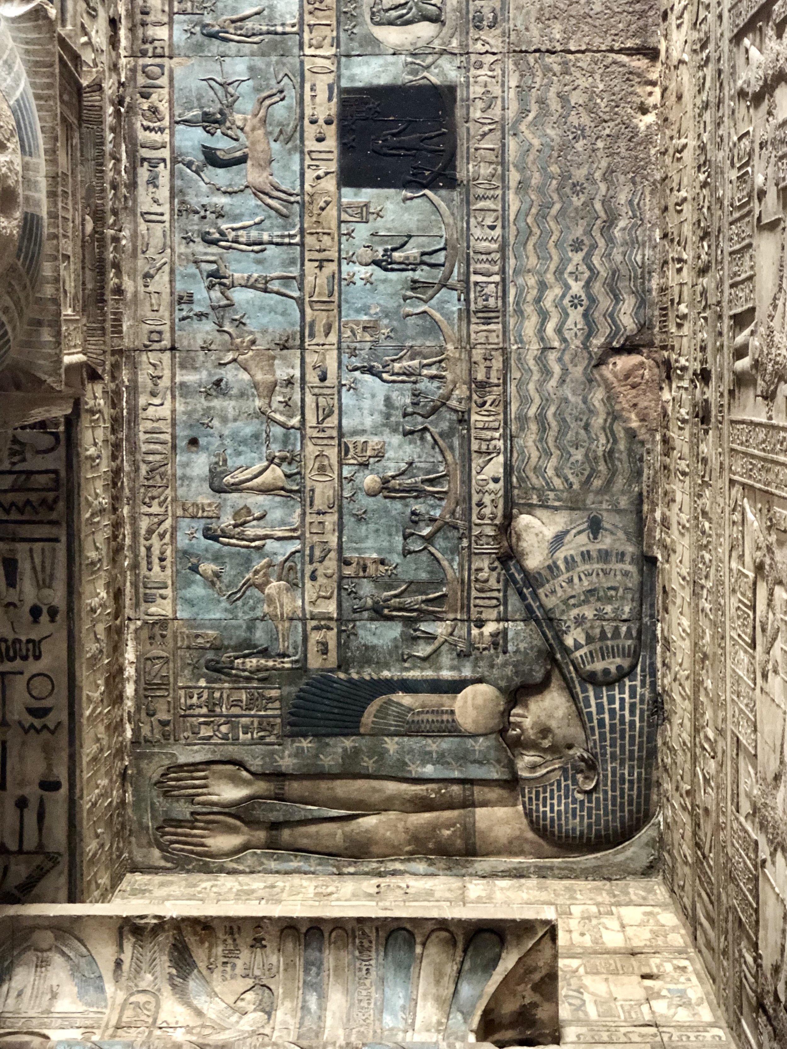Photo:Sculpture,Denderah,Temple of Hathor,Dandara,Egypt c1860 