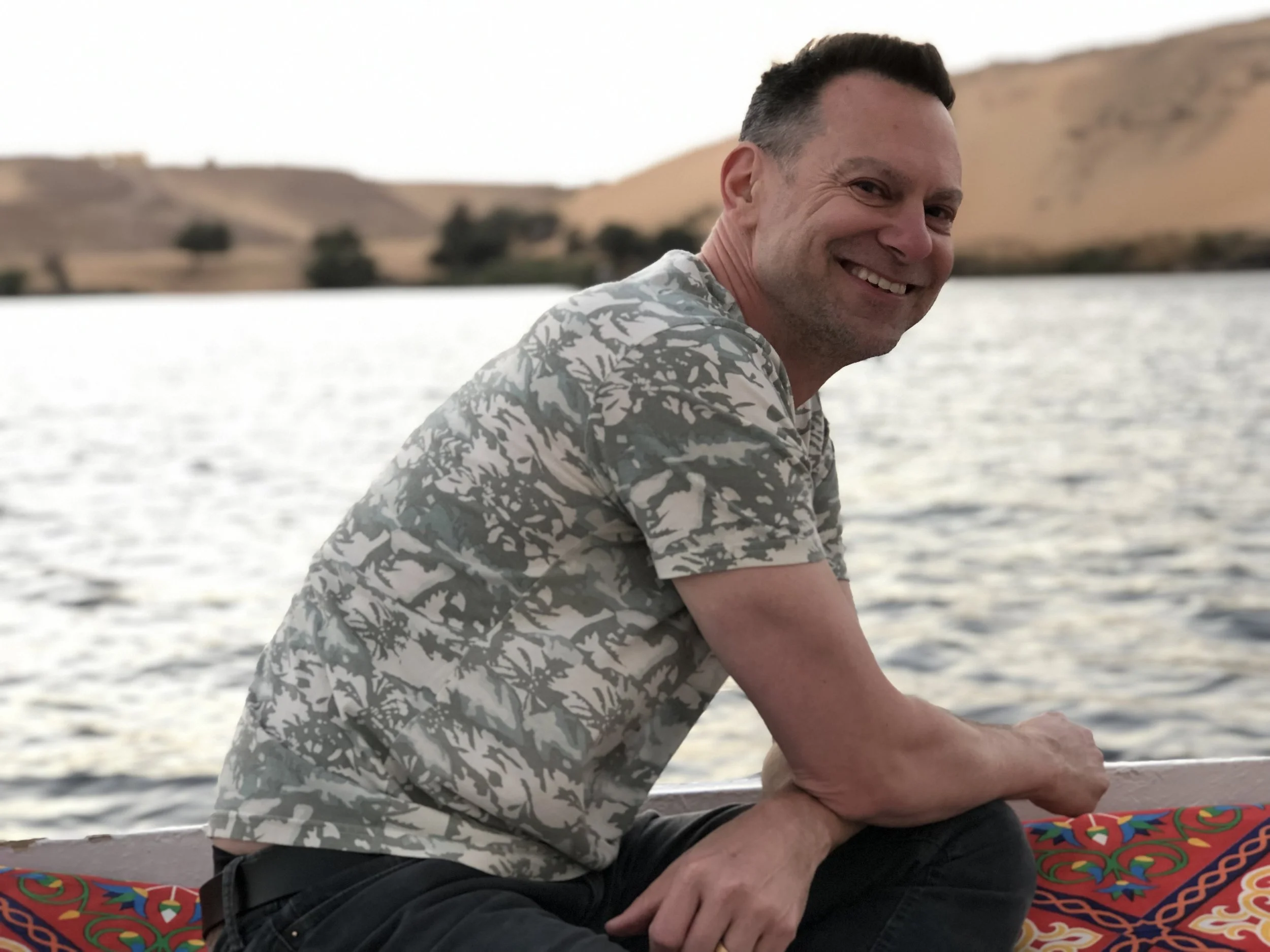 The felucca ride was one of Duke’s favorite parts of the trip — and it didn’t even involve a temple or tomb!