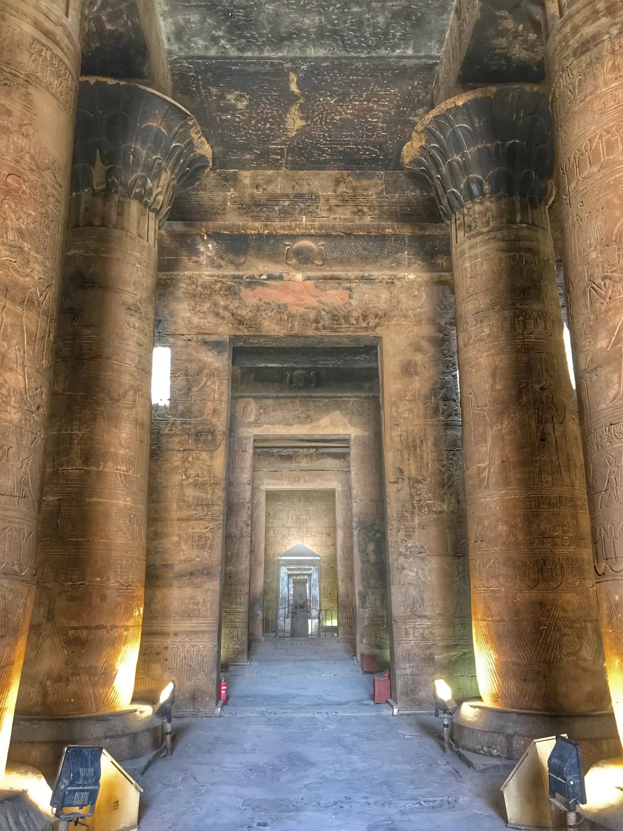 Temple Of Horus The Pylon At The Temple Of Horus At Edfu In Egypt 