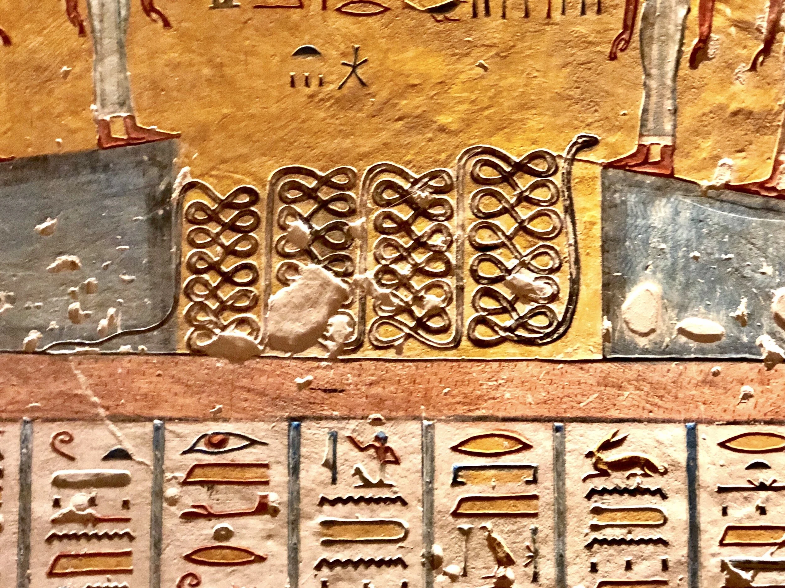 Watch out for snakes! A depiction of what we can expect in death
