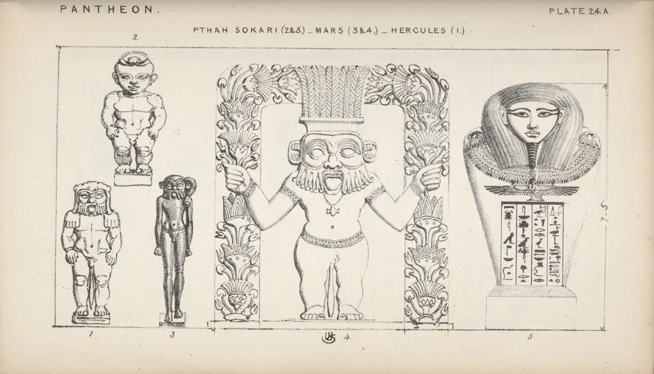 Bes, a conglomeration of numerous gods and monsters, was a fighter, protector, partier and clown
