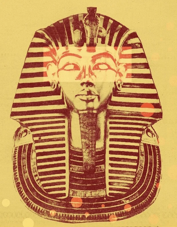 A pop art take on King' Tut’s legendary funerary mask