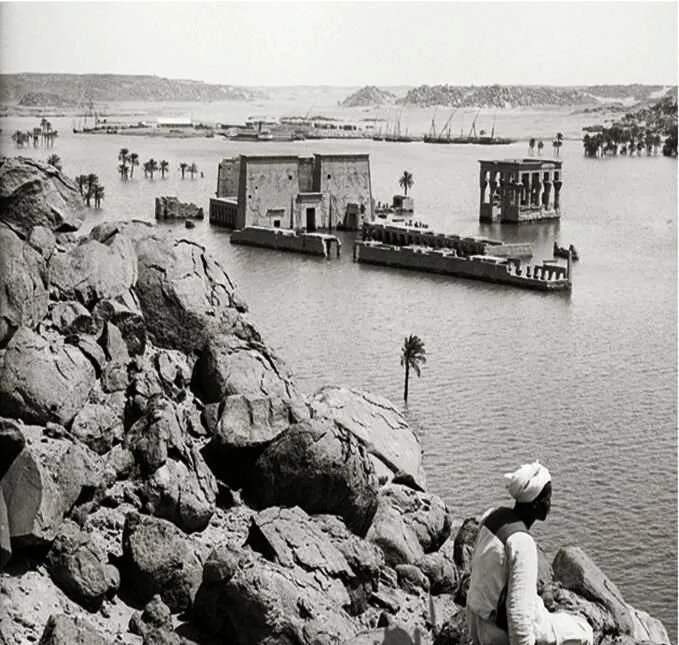The Aswan Low Dam flooded Philae Temple, and the new dam, built in the 1970s, would have entirely submerged this historic treasure