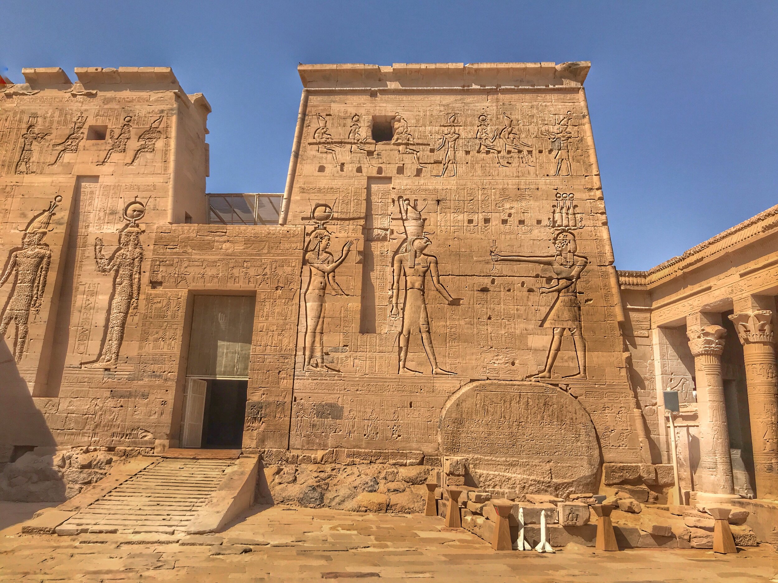 The Outer Courtyard, the First Pylon, the Temple of Isis, …