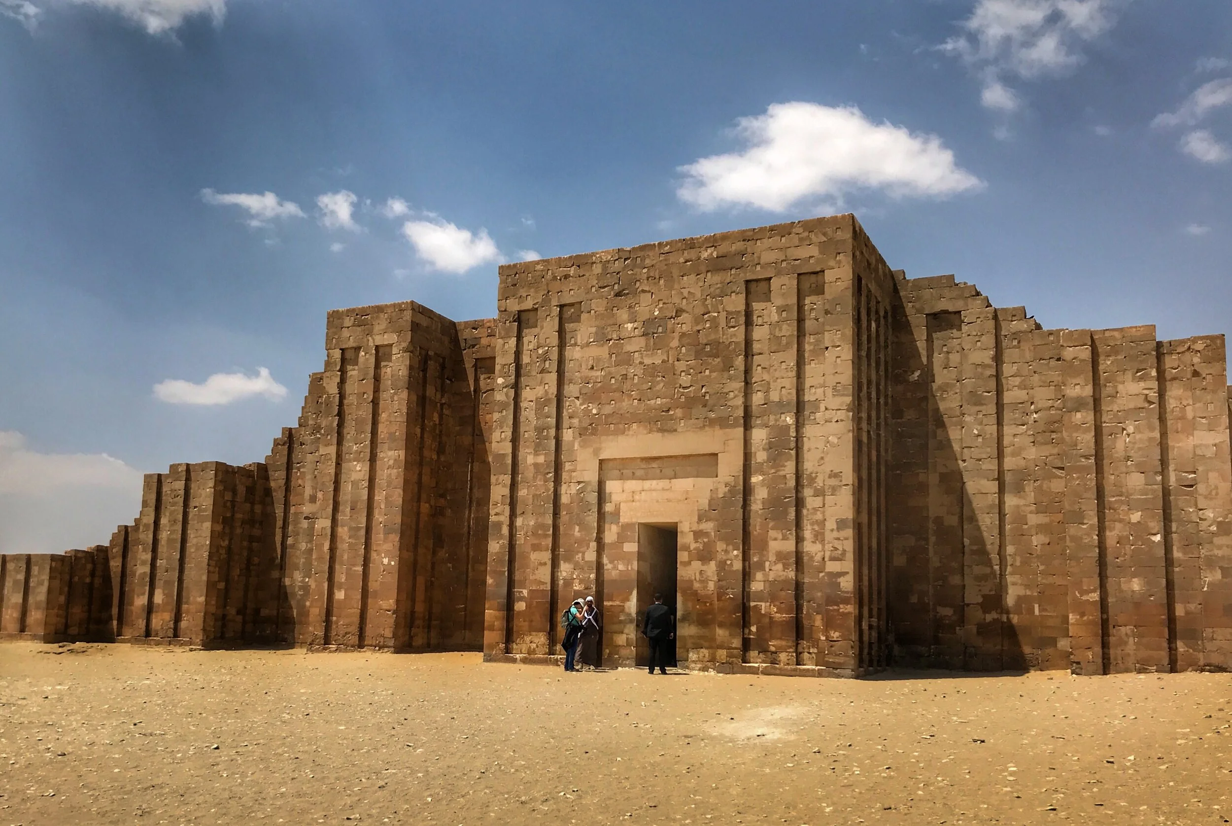Some of the buildings of Ancient Egypt struck us as surprisingly modern, including the entrance hall to Djoser’s funerary complex
