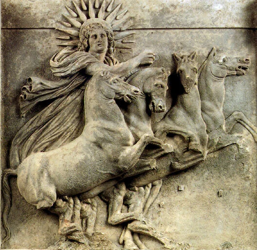The Abraxan winged horse from the Harry Potter universe is based on one of the flying steeds that pulled the Greek sun god Helios’ chariot across the sky.