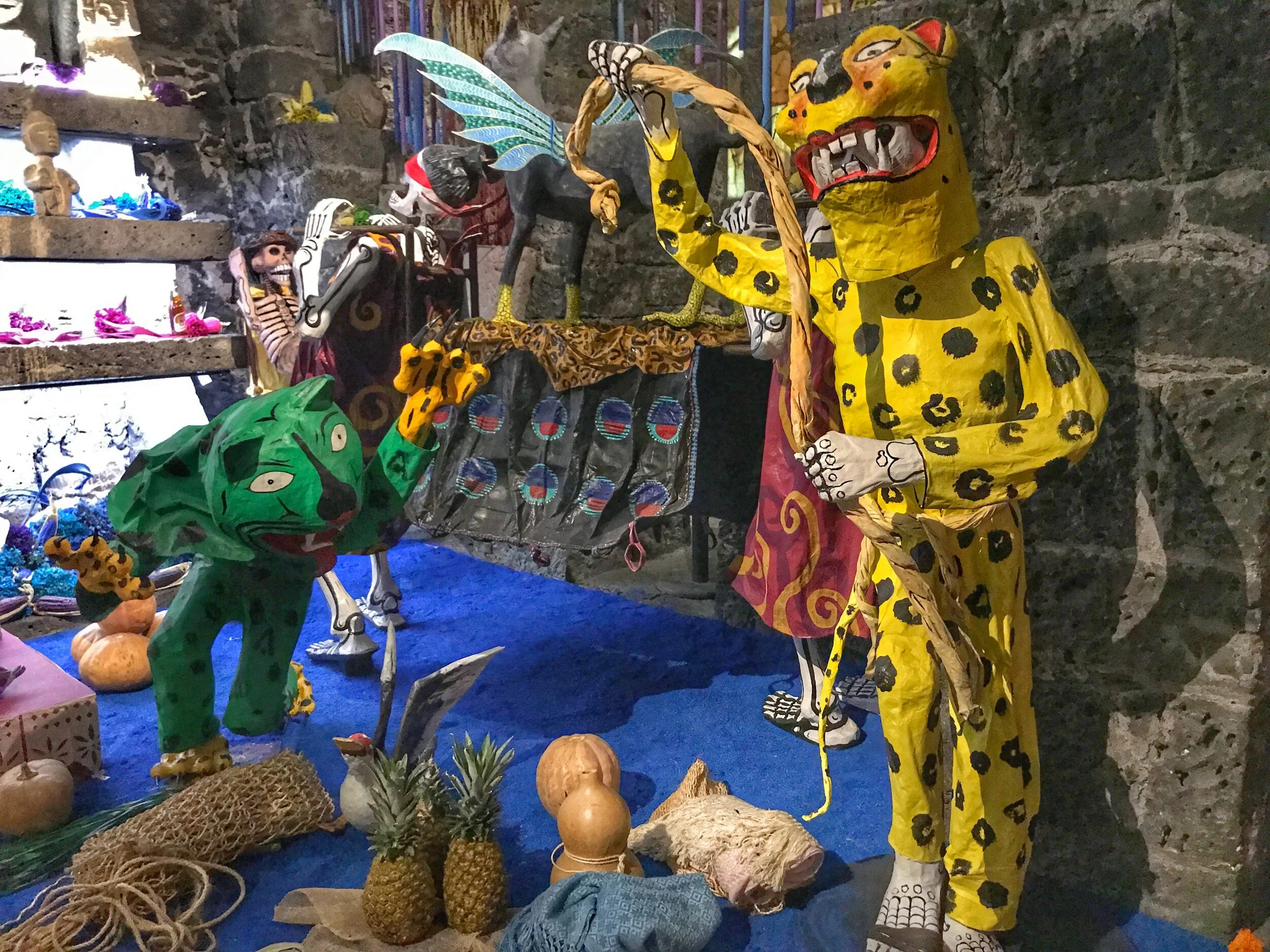 Whimsical papier-mâché folk art creatures called alebrijes came to their creator in a feverish dream.