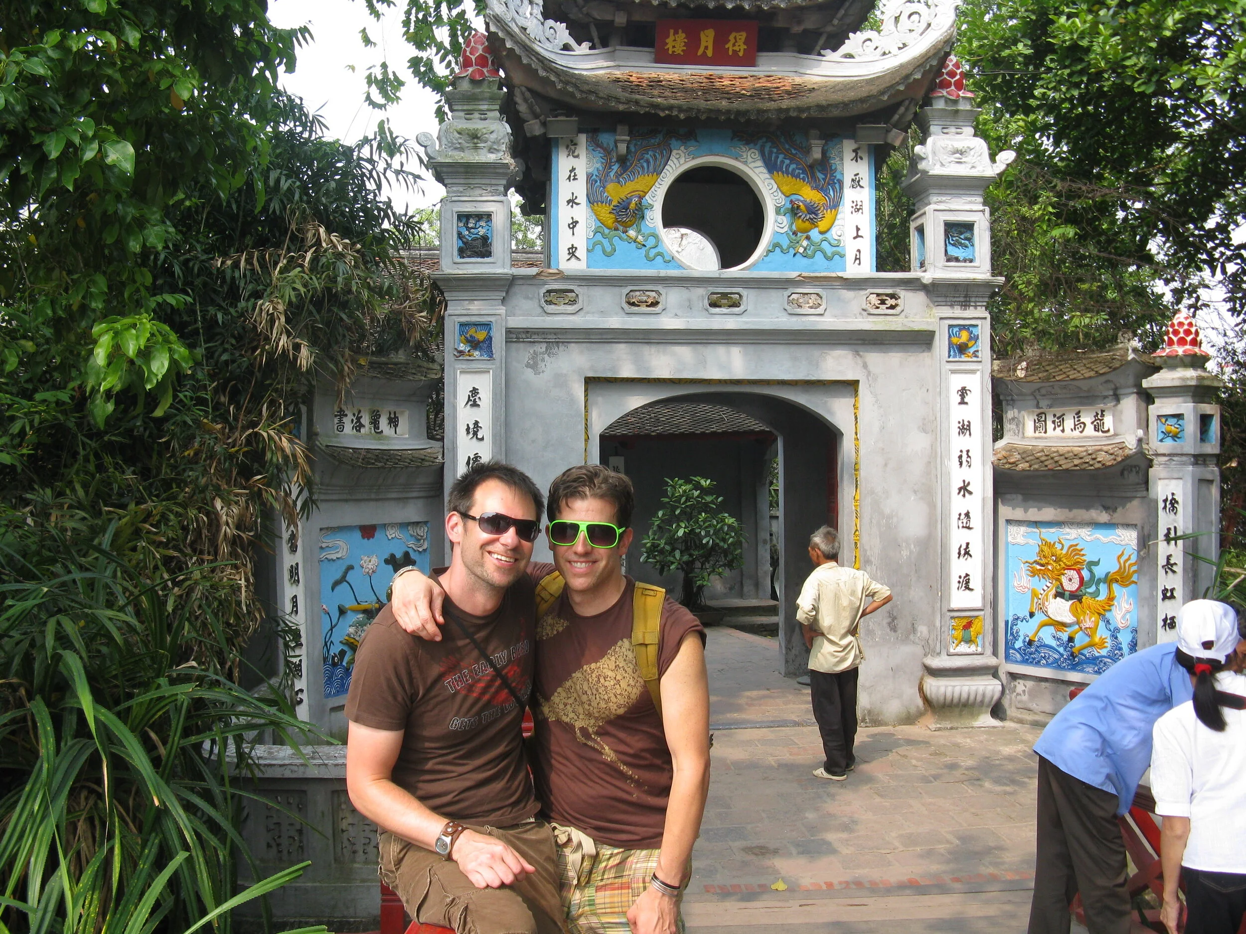 Duke and Wally fell under the charm of the Hanoi Old Quarter.
