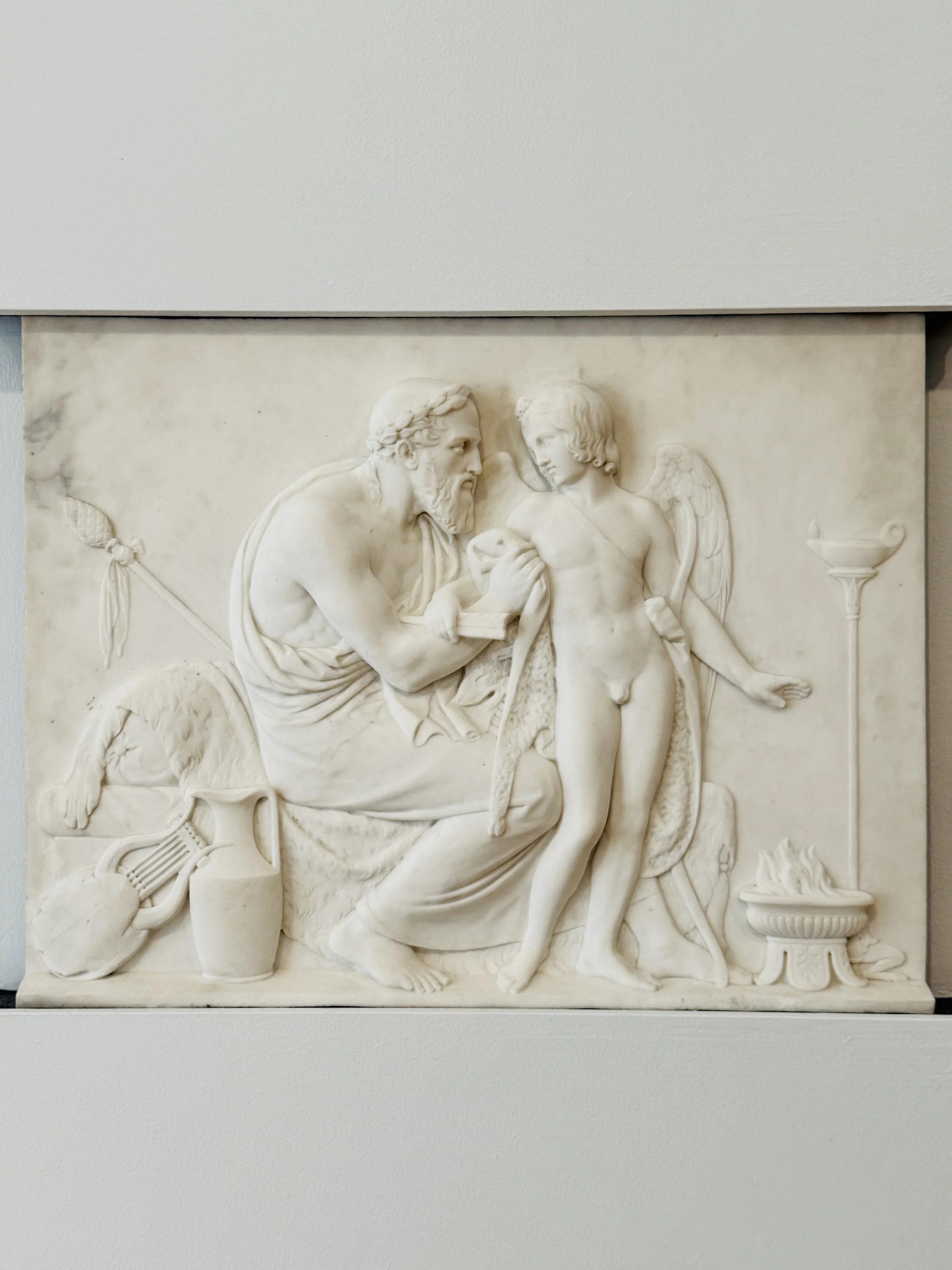 Anacreon and Cupid by Bertel Thorvaldsen