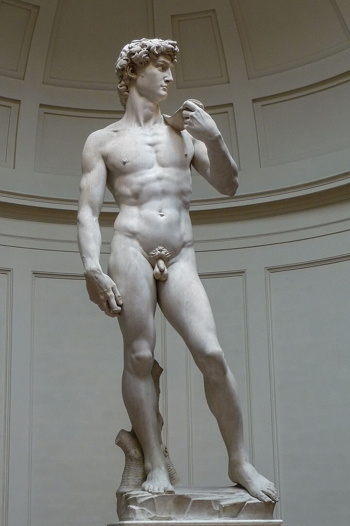 Michelangelo’s iconic statue of David