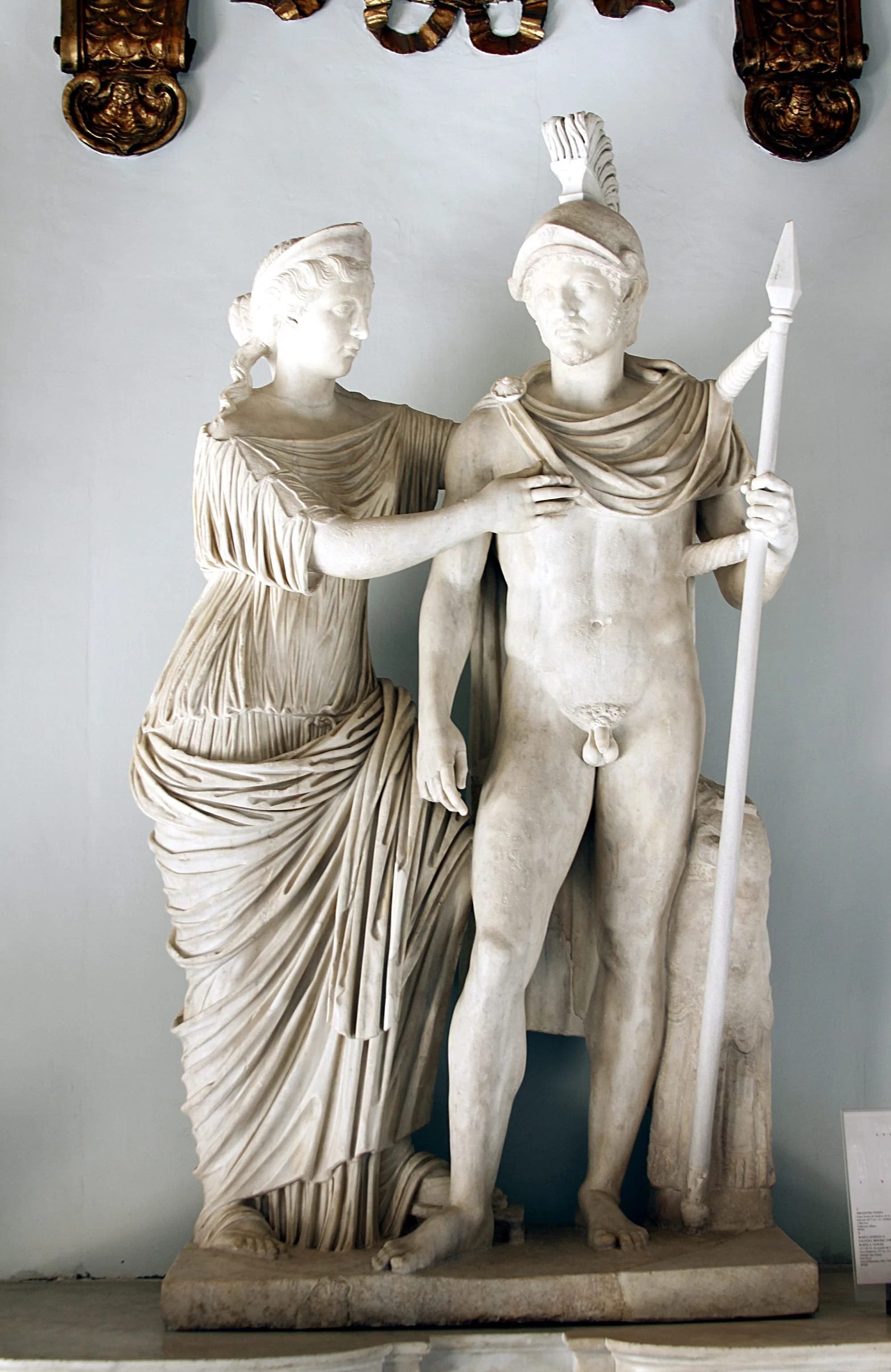 Statue of Faustina the Younger as Venus and Marcus Aurelius as Mars