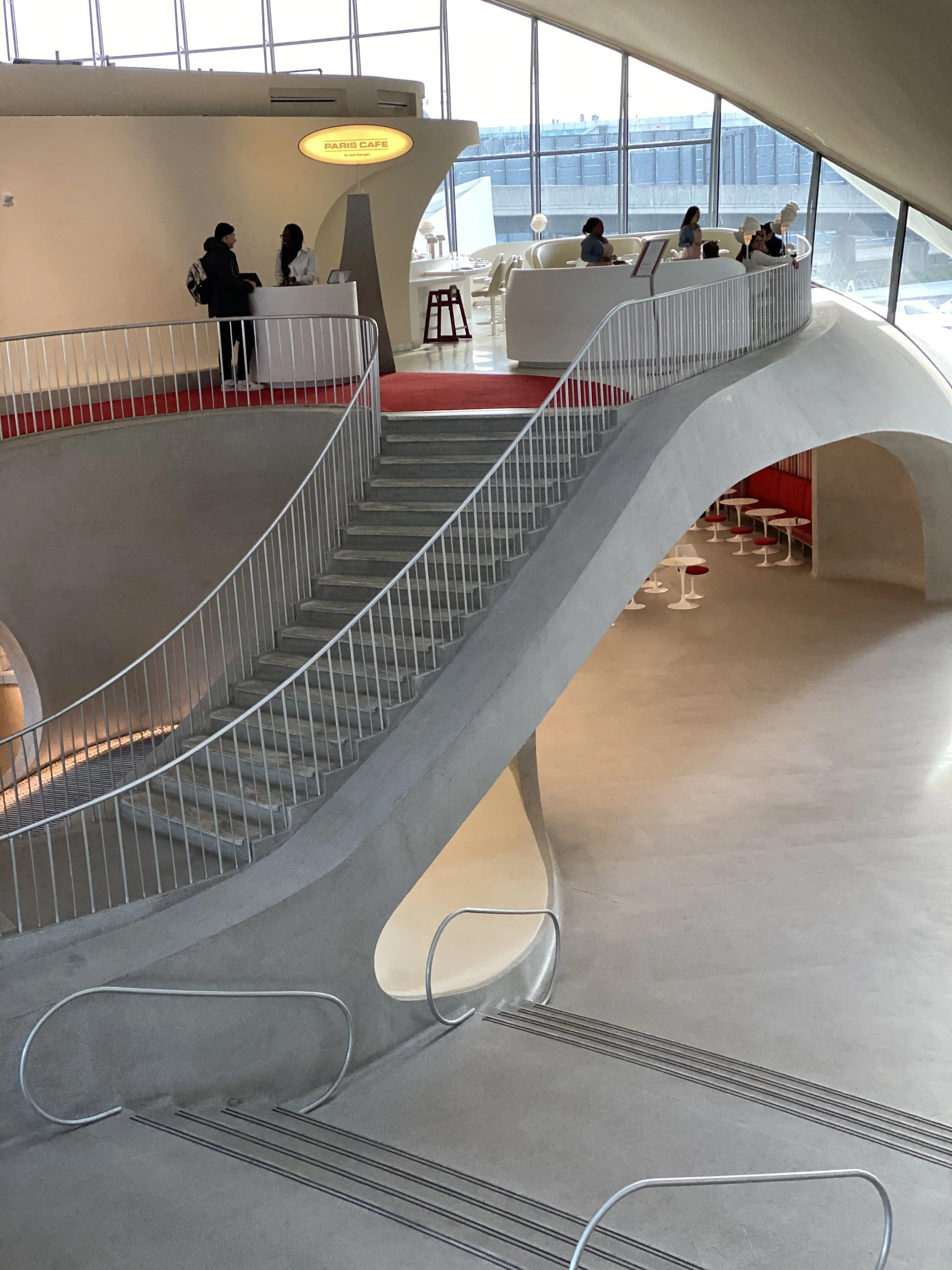 The Paris Café on the second floor