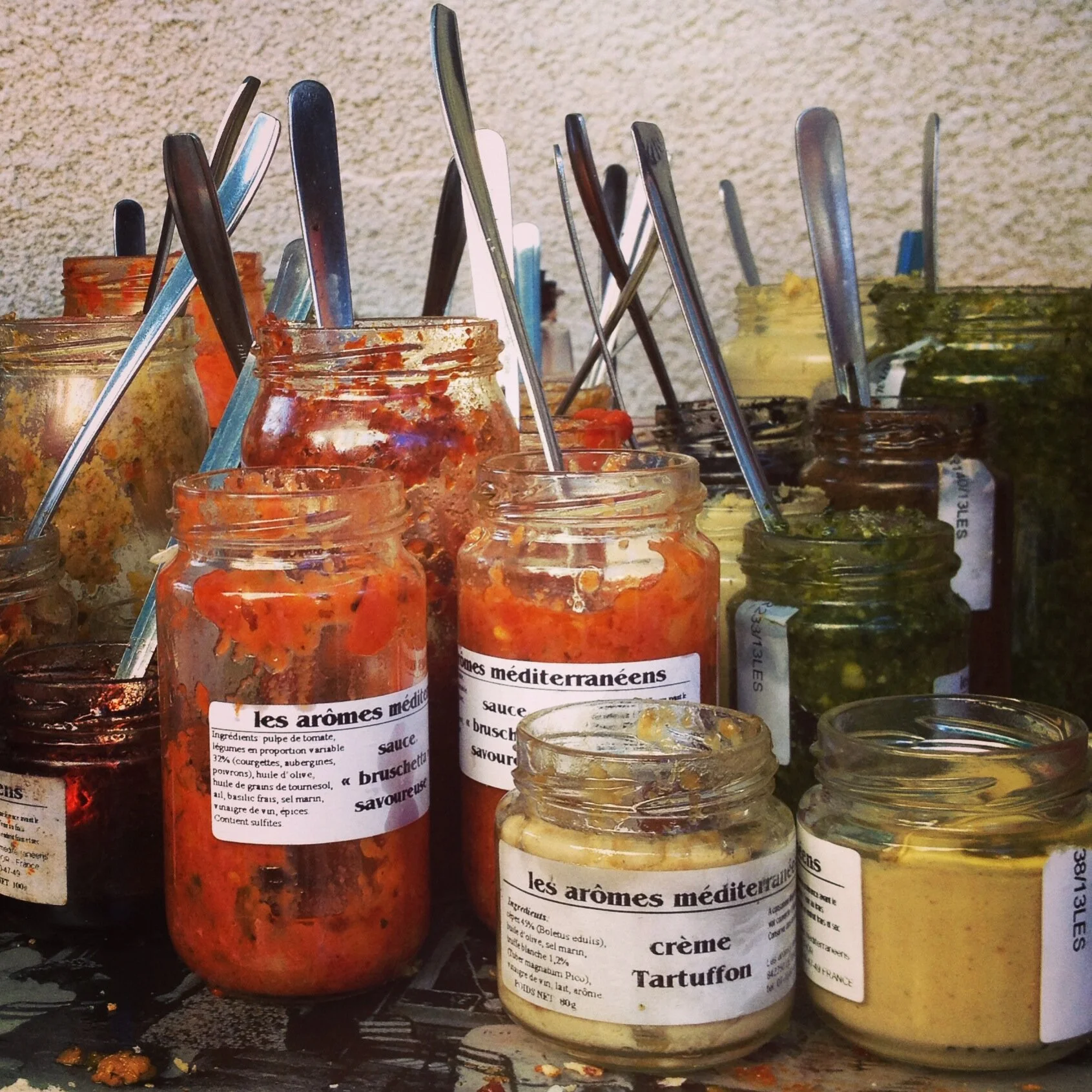 Tasty Mediterranean spreads