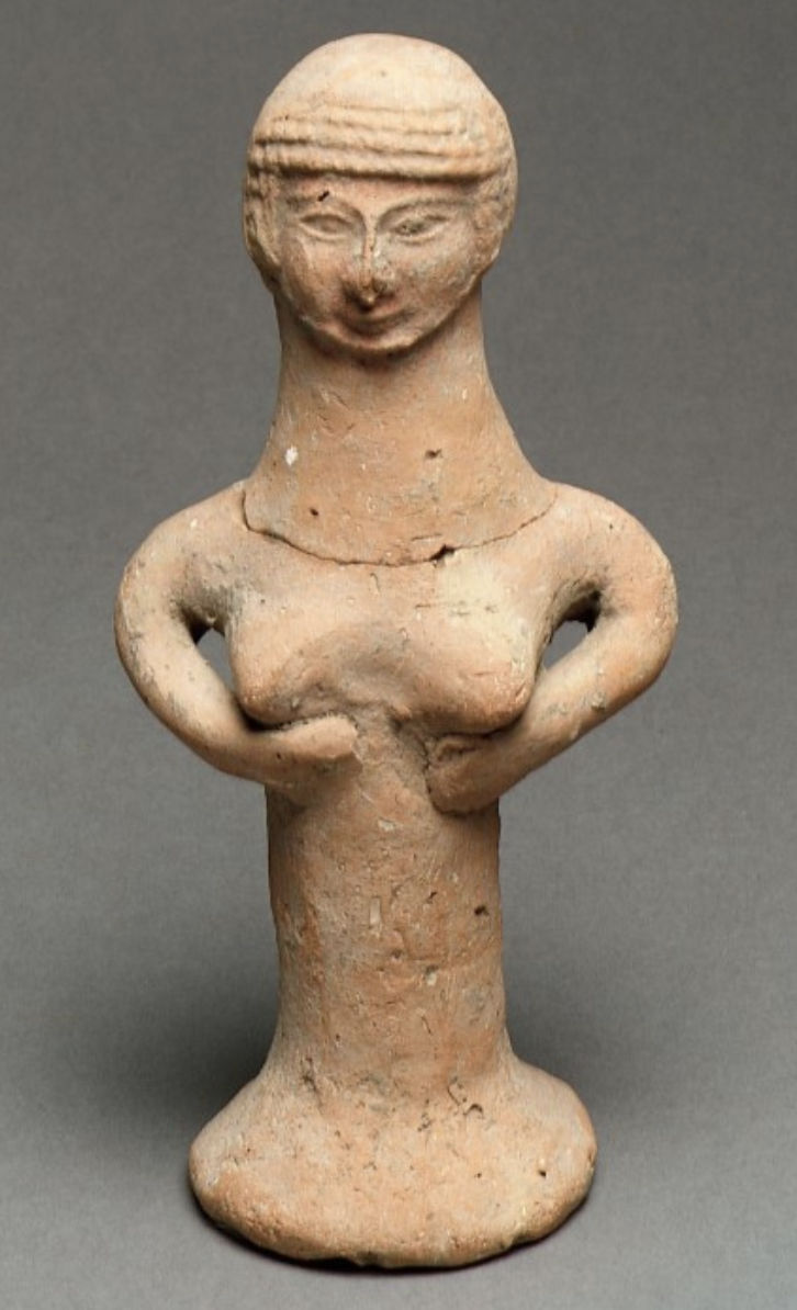 Numerous statuettes like this one are tied to the goddess Asherah.