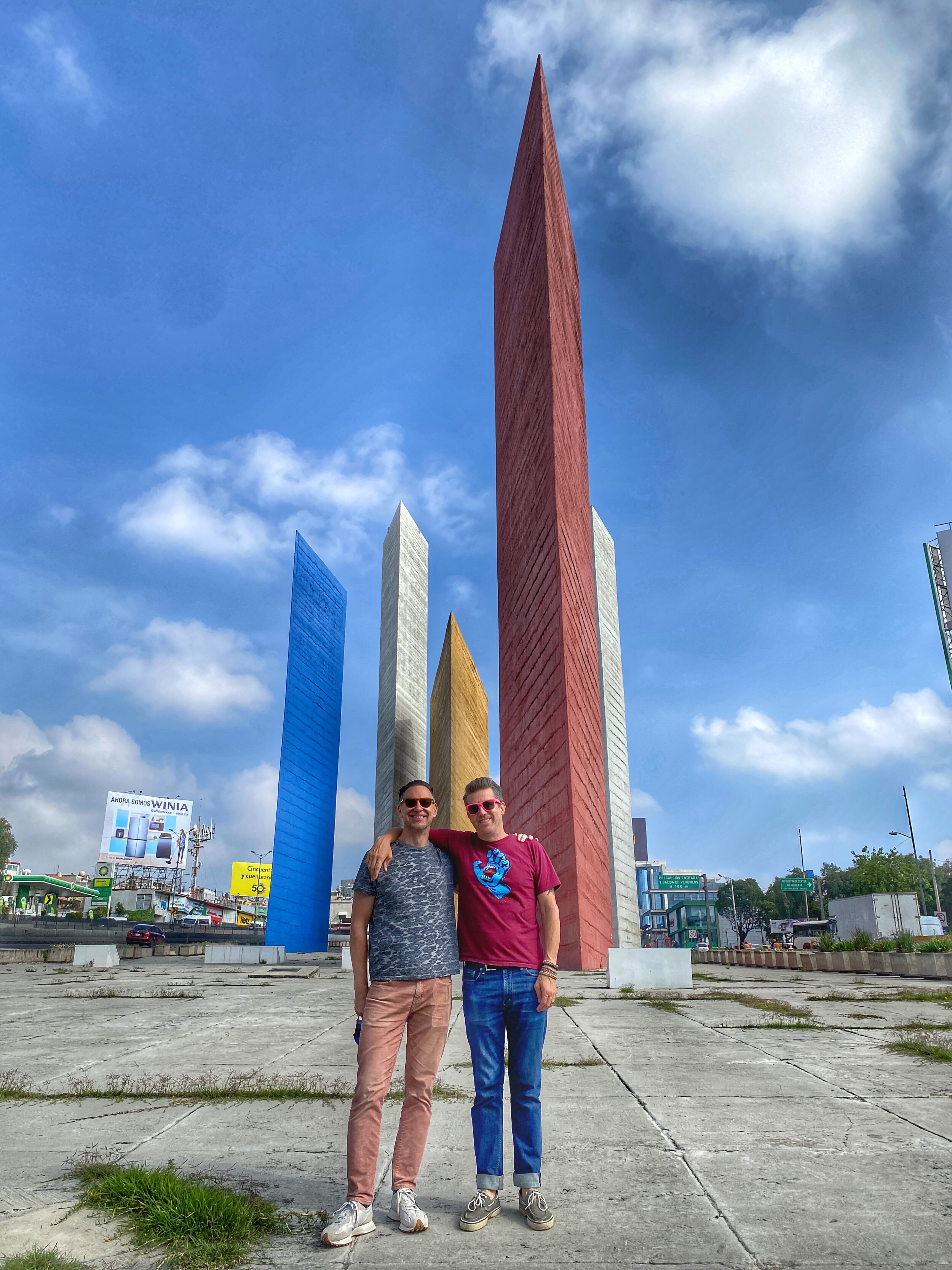 “The towers make us look thinner!” Duke exclaimed.