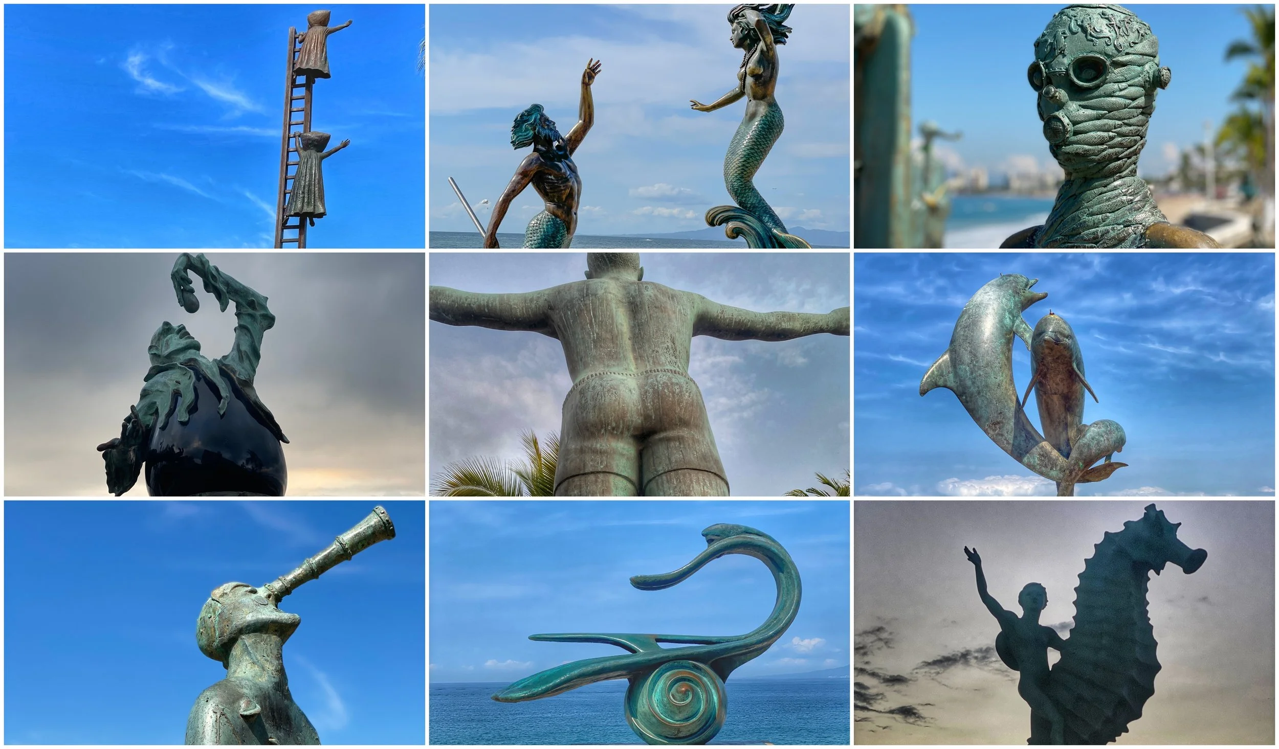 A Tour of the Malecón Sculptures in Puerto Vallarta