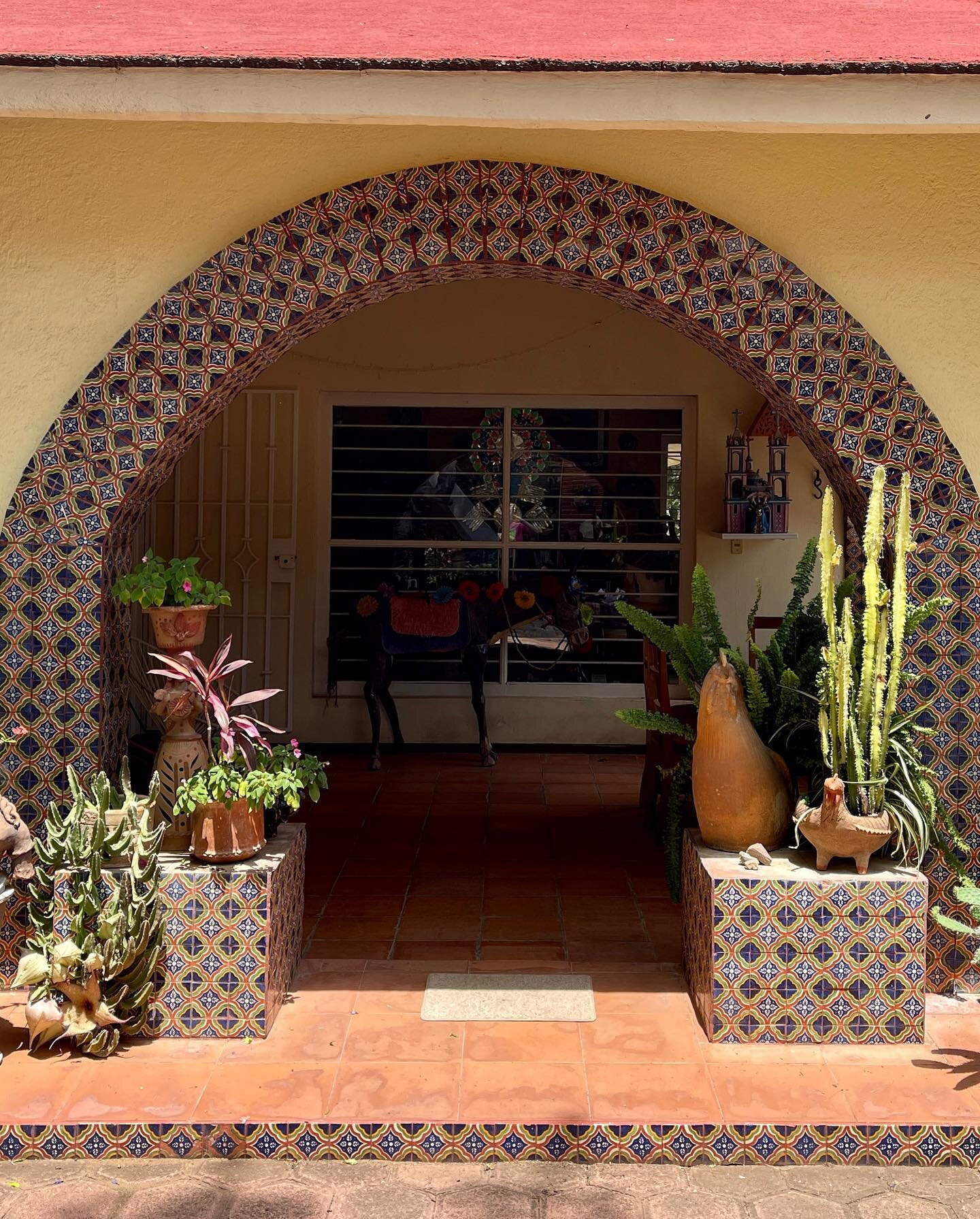 Folk Yes! Linda Hanna&rsquo;s home contains an incredible collection of handmade #folkart pieces from the surrounding villages around #Oaxaca. If you have a passion for folk art as Wally and I do, Oaxaca should be on your Mexico itinerary. And there&