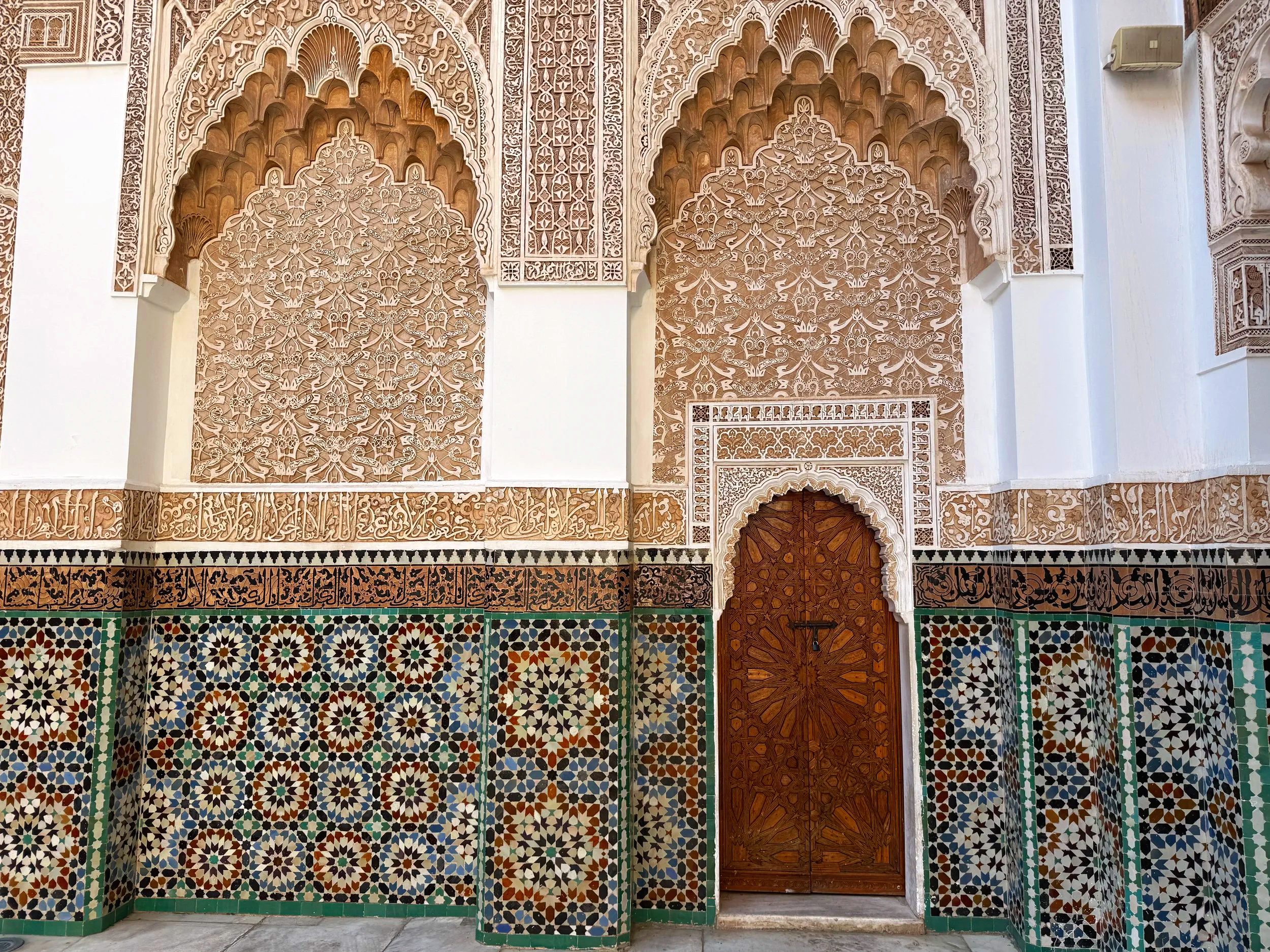 Ben Youssef Madrasa Is Beautiful — Even When Someone Is Blocking Your Shot