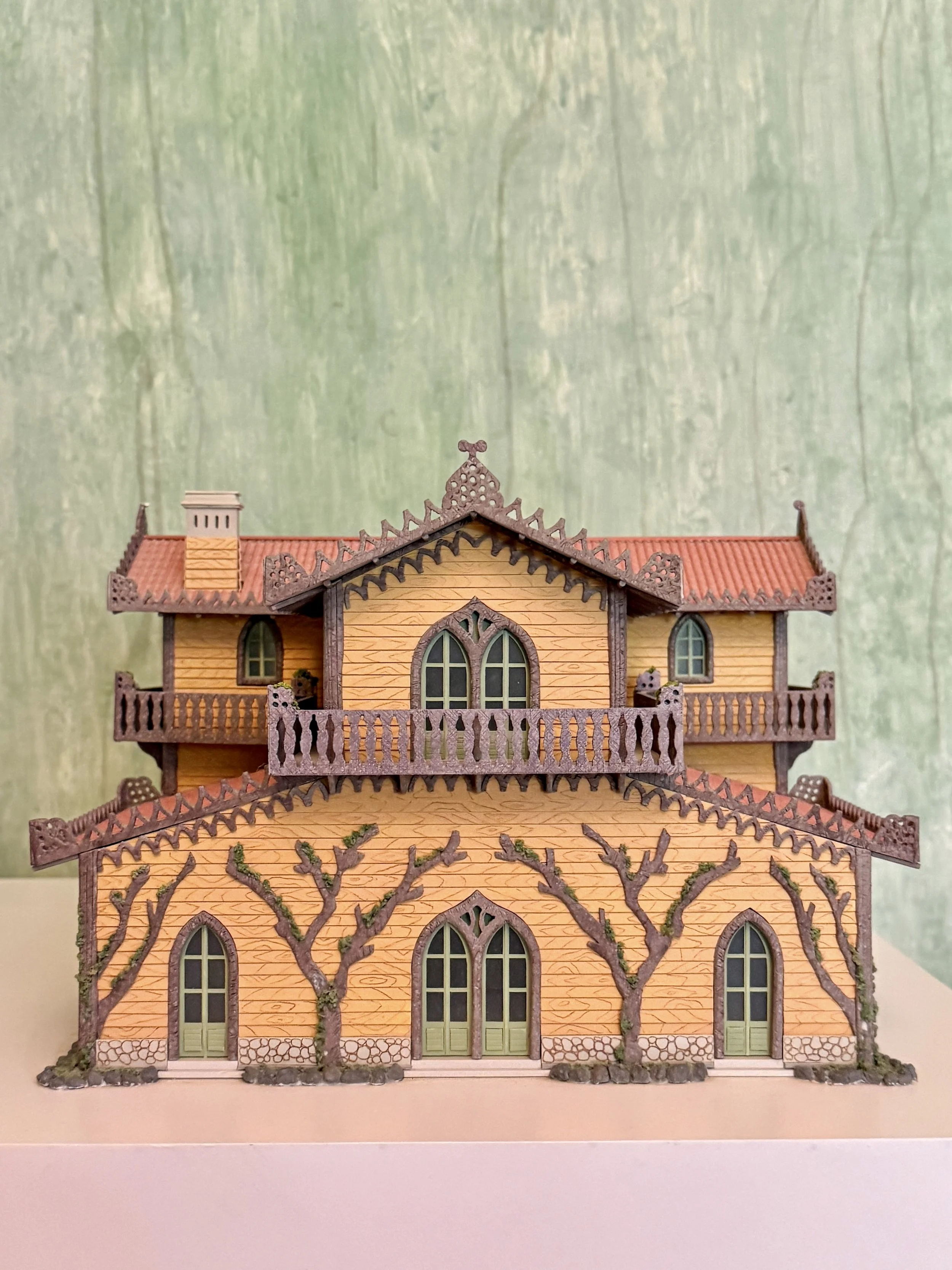 A model of the Chalet da Condessa d’Edla in Sintra, Portugal