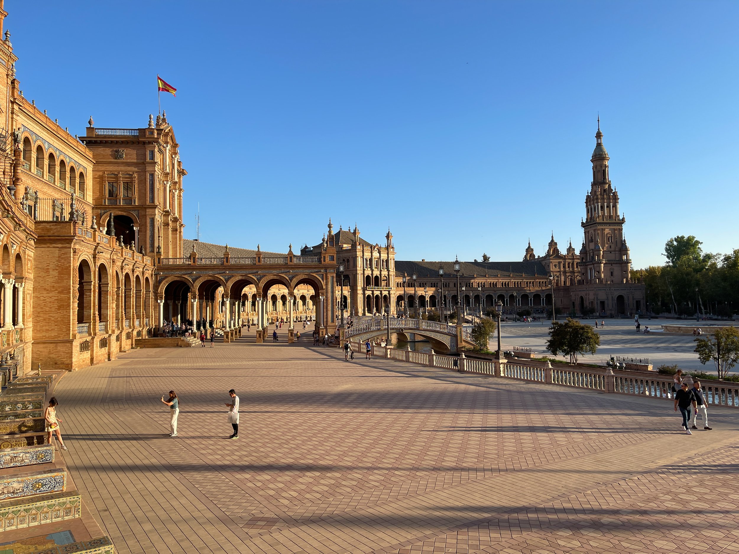 Plaza de España in Seville, Spain
