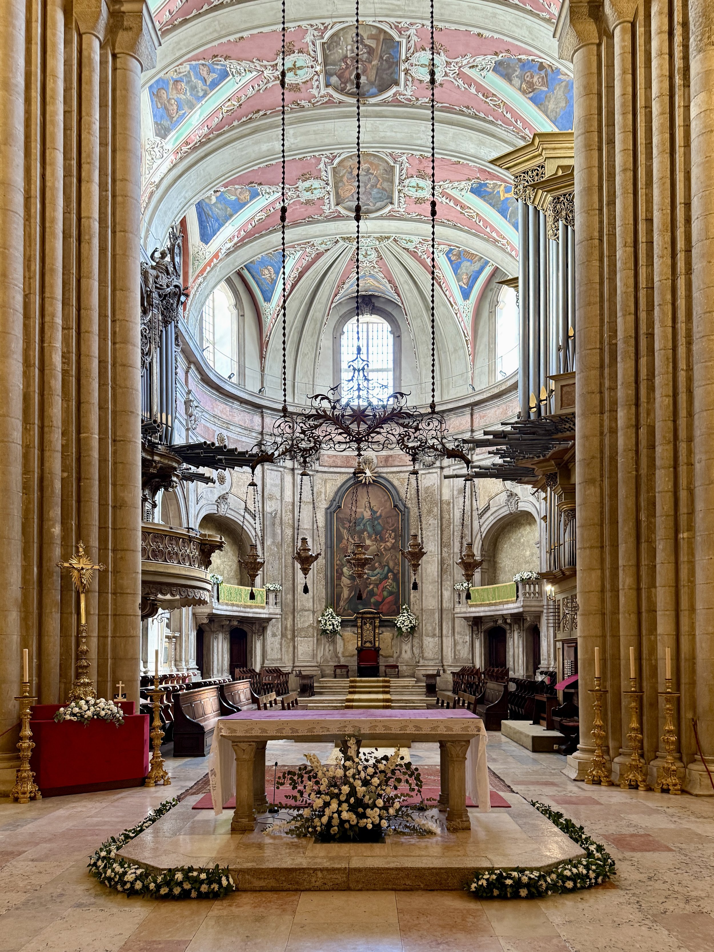 The high altar of the Lisbon Cathedral