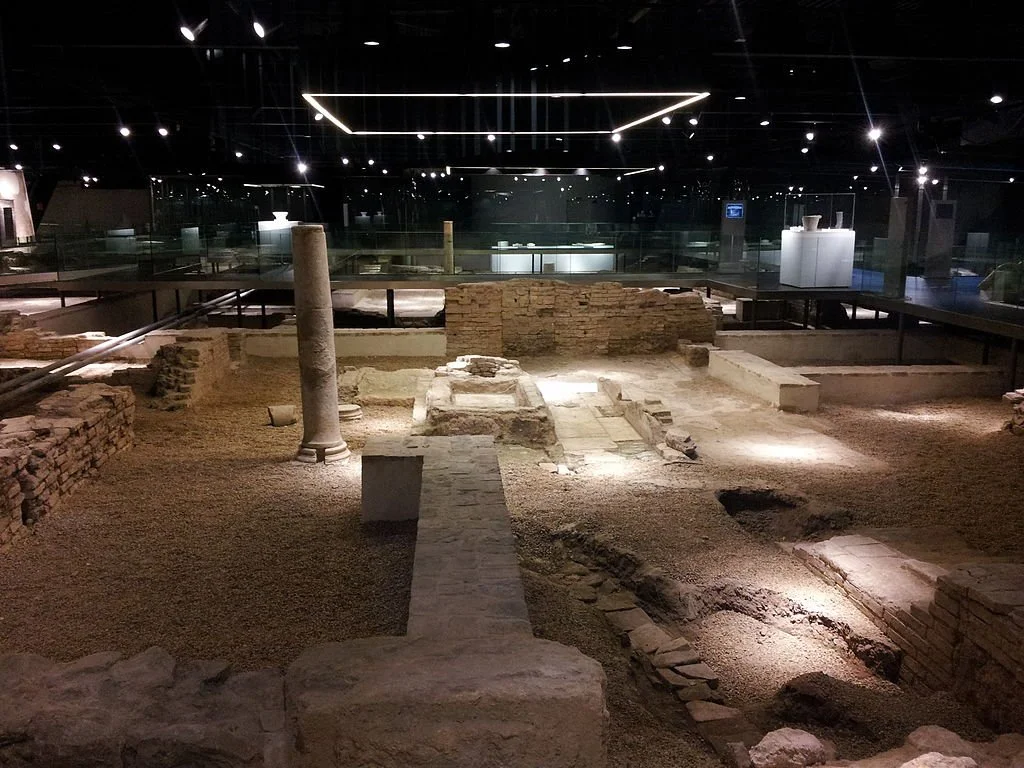 Some of the ruins in the Antiquarium under Las Setas in Sevilla