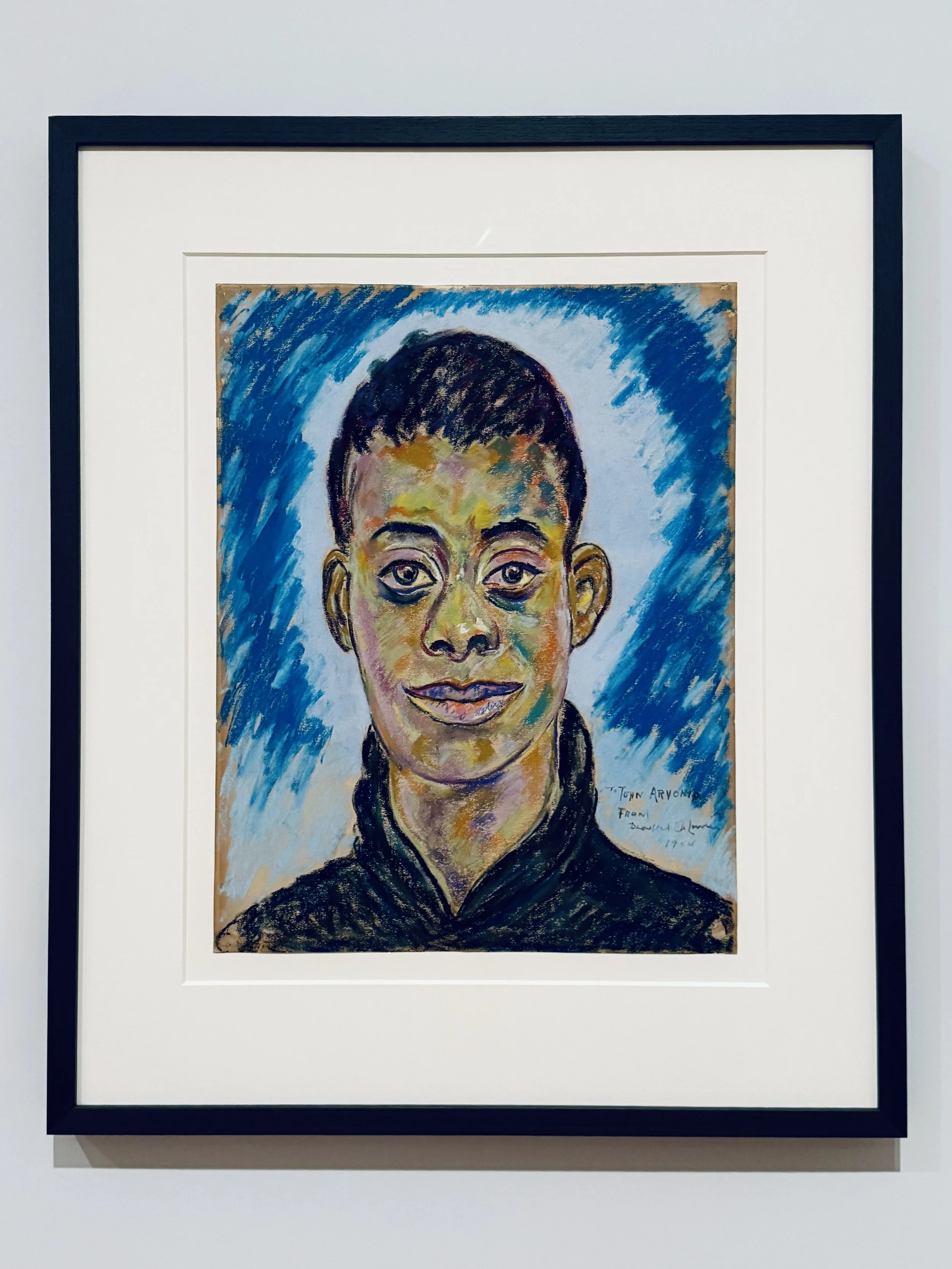 Portrait of James Baldwin by Beauford Delaney
